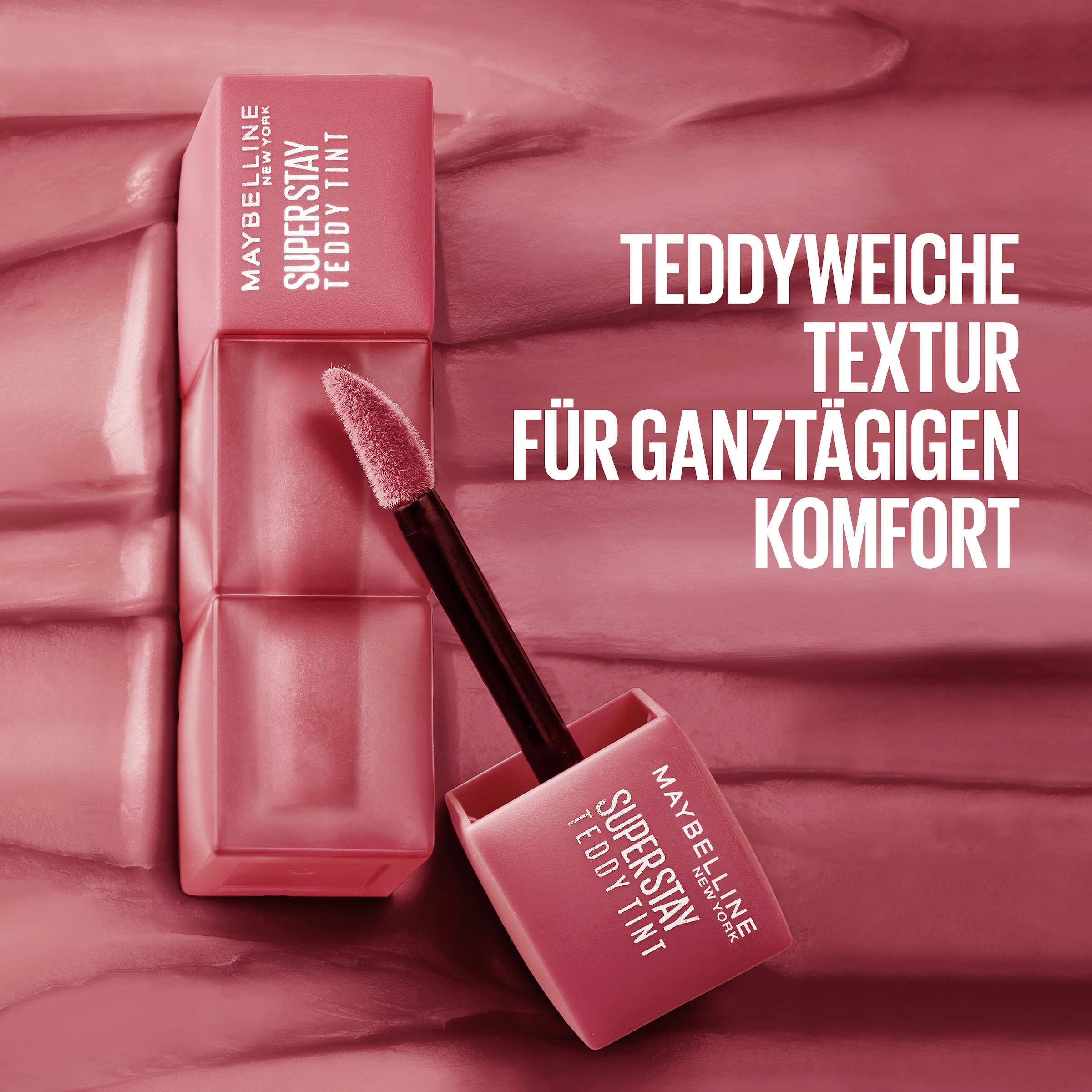 MAYBELLINE NEW YORK Lippenstift »SUPER STAY TEDDY TINT LIPPENSTIFT« mit weichem Teddy-Applikator