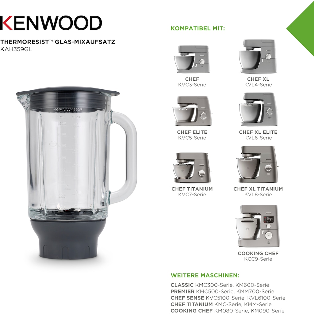 KENWOOD Mixaufsatz »ThermoResist KAH359GL«