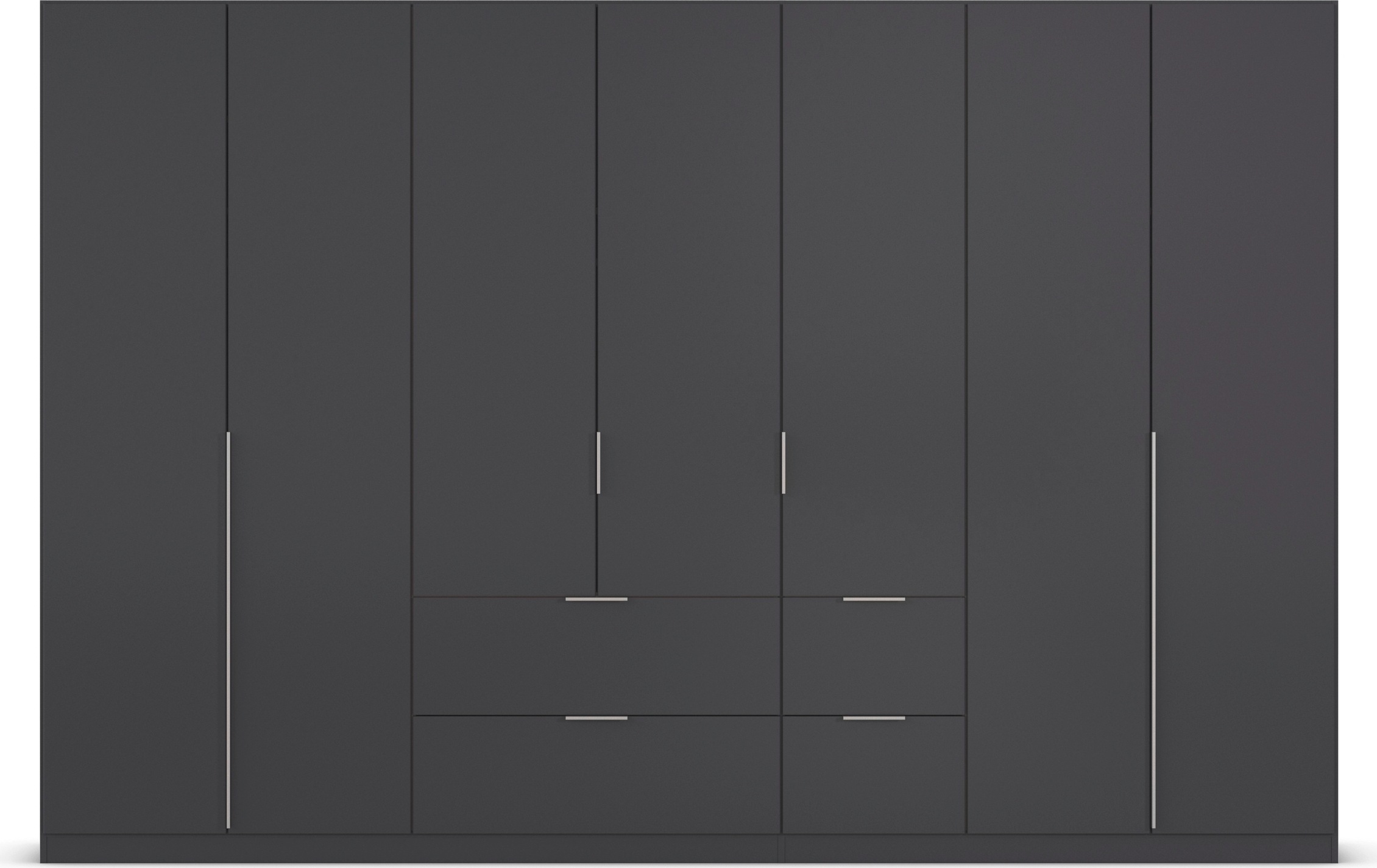 rauch Drehtürenschrank »Kleiderschrank Schrank Garderobe AGORDO mit Dekor- oder Hochglanzfront«, (in zwei Griff-Farben mit Dekor- oder Hochglanzfront), mit Außenschubkästen, in 6 Breiten und 2 Höhen MADE IN GERMANY
