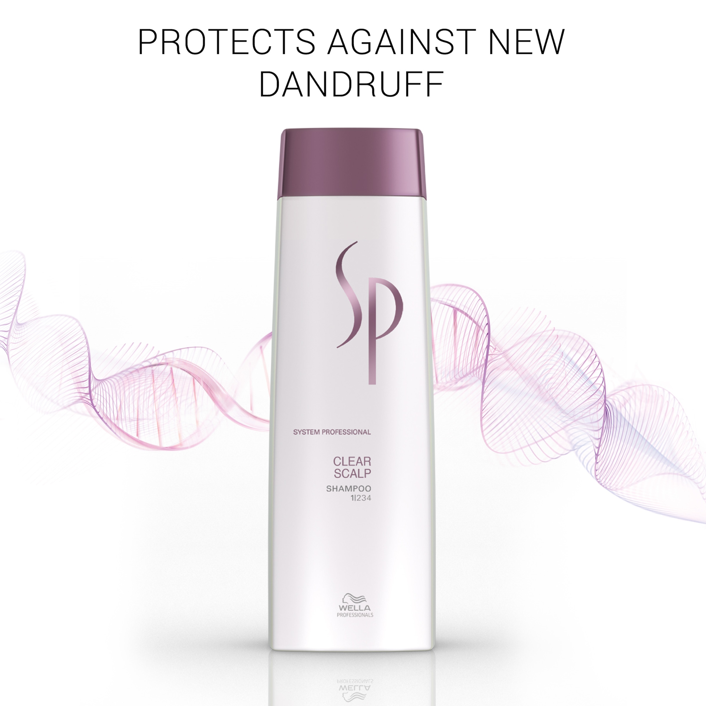 Wella SP Haarshampoo »Clear Scalp Shampoo« tiefenwirkende Reinigung, gegen Schuppen, hilft bei Juckreiz