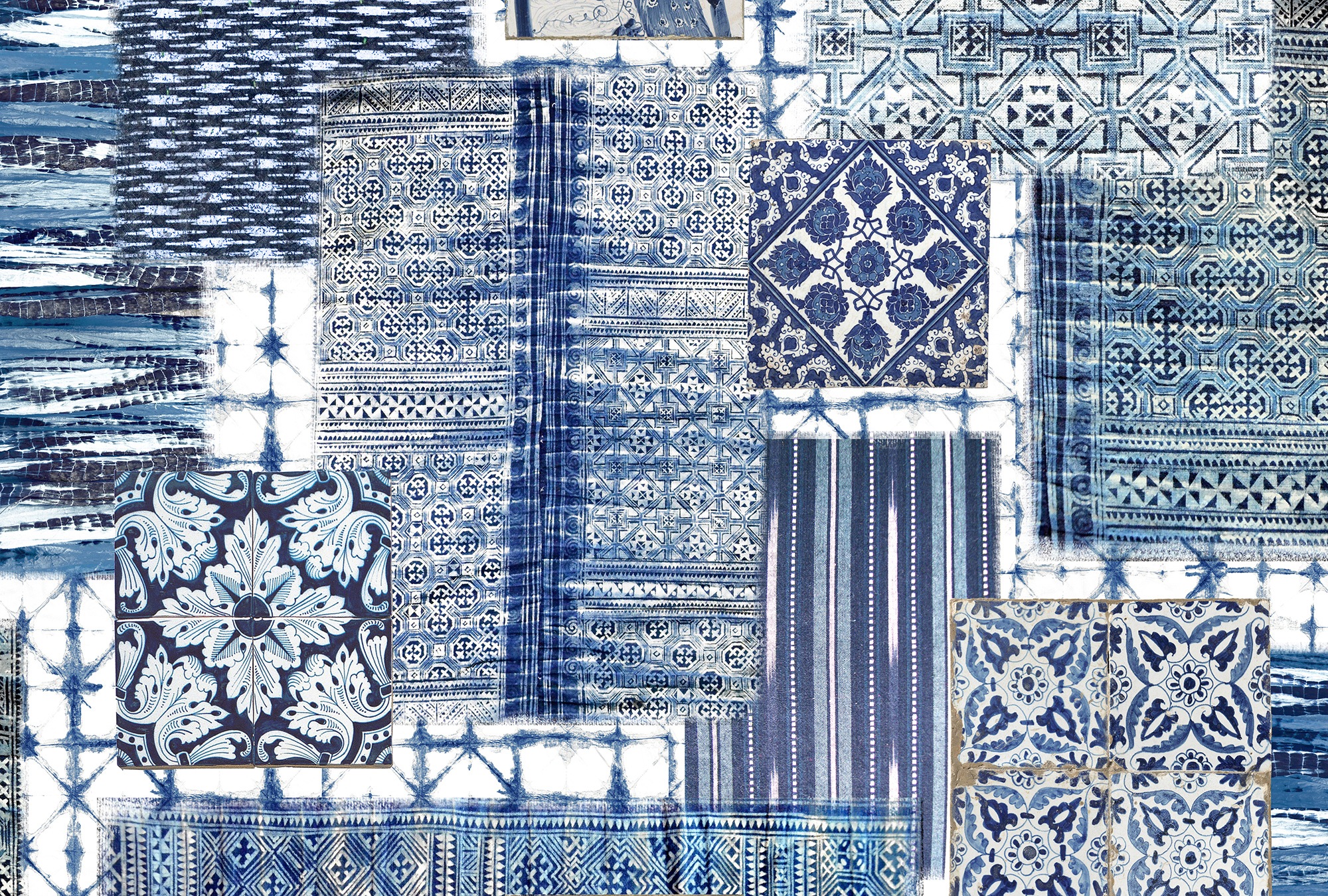 Architects Paper Fototapete »Atelier 47 Patchwork 3« mehrfarbig glatt Vlies günstig online kaufen