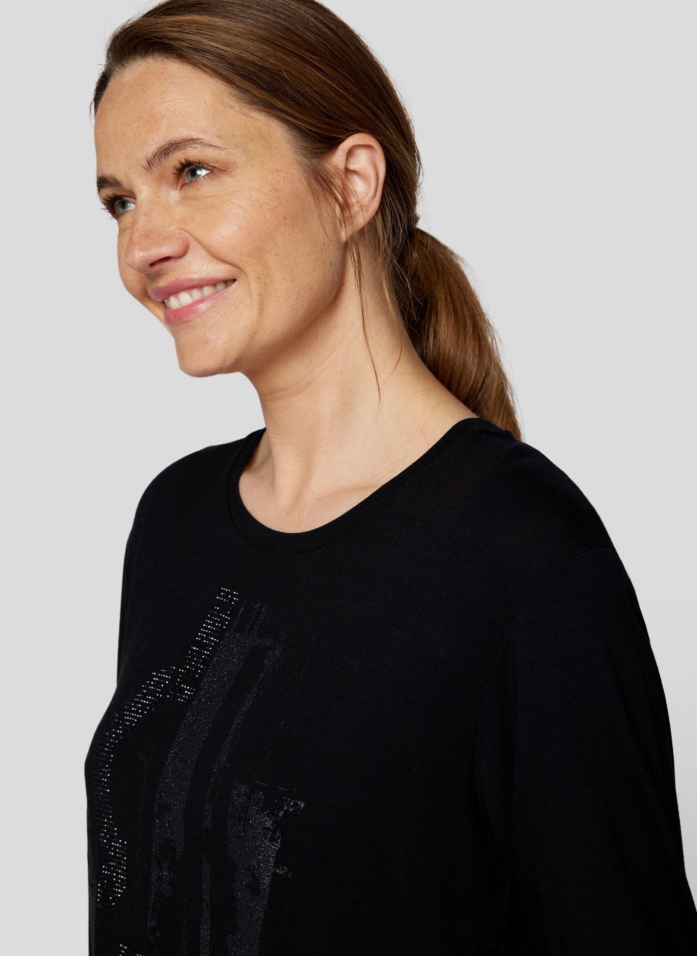 Rabe 3/4-Arm-Shirt, mit Frontprint