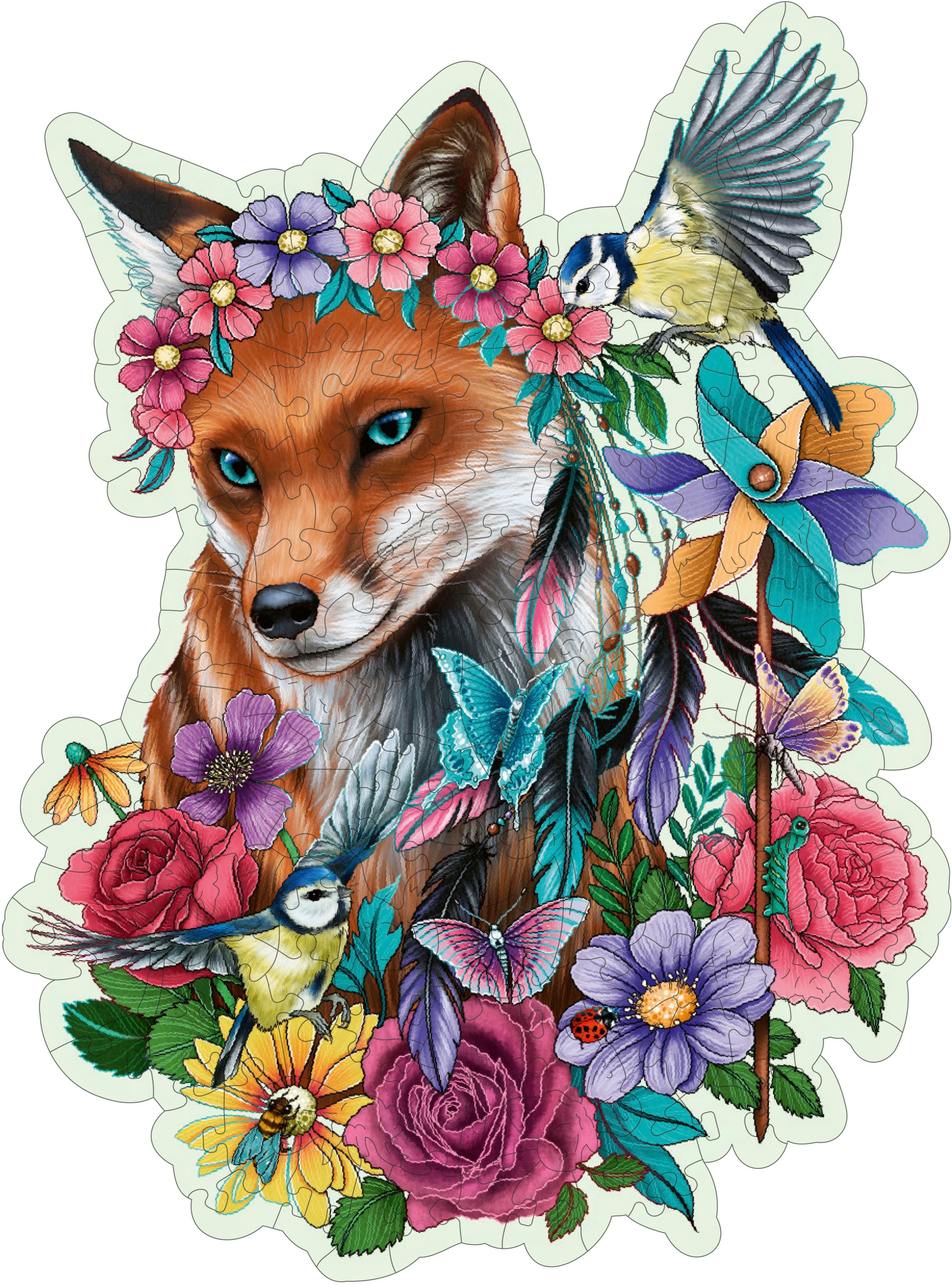 Ravensburger Puzzle »Wooden, Bunter Fuchs«, Made in Europe
