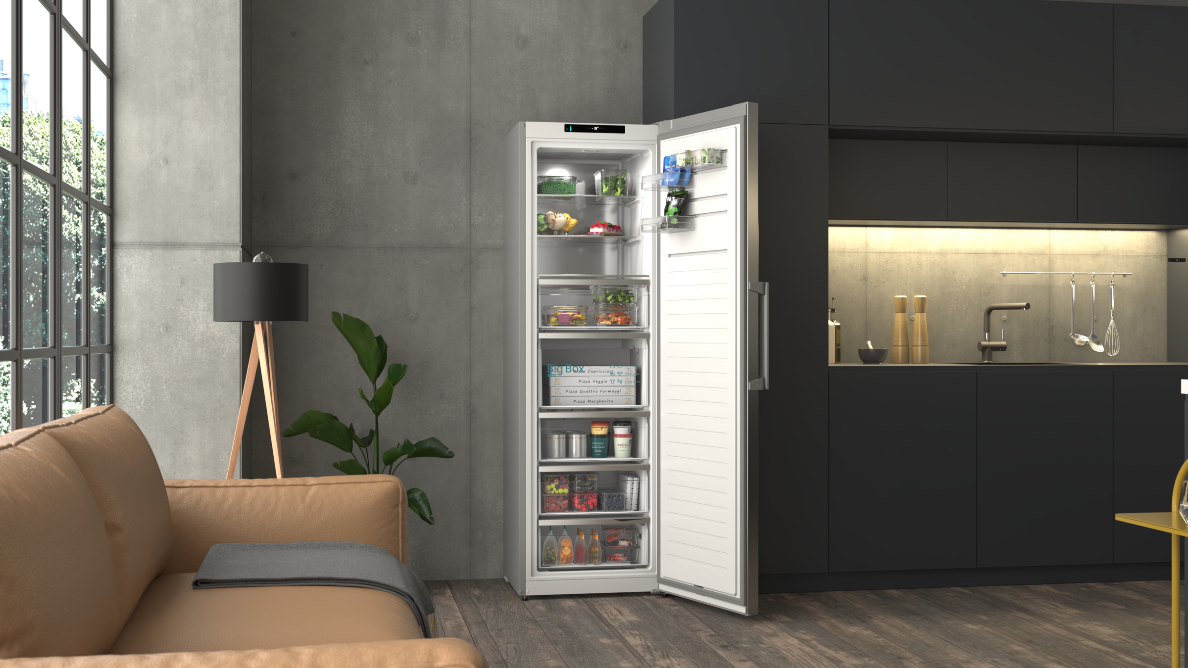 SIEMENS Gefrierschrank iQ300 »GS36NVICG« 186,2 cm hoch 59,5 cm breit