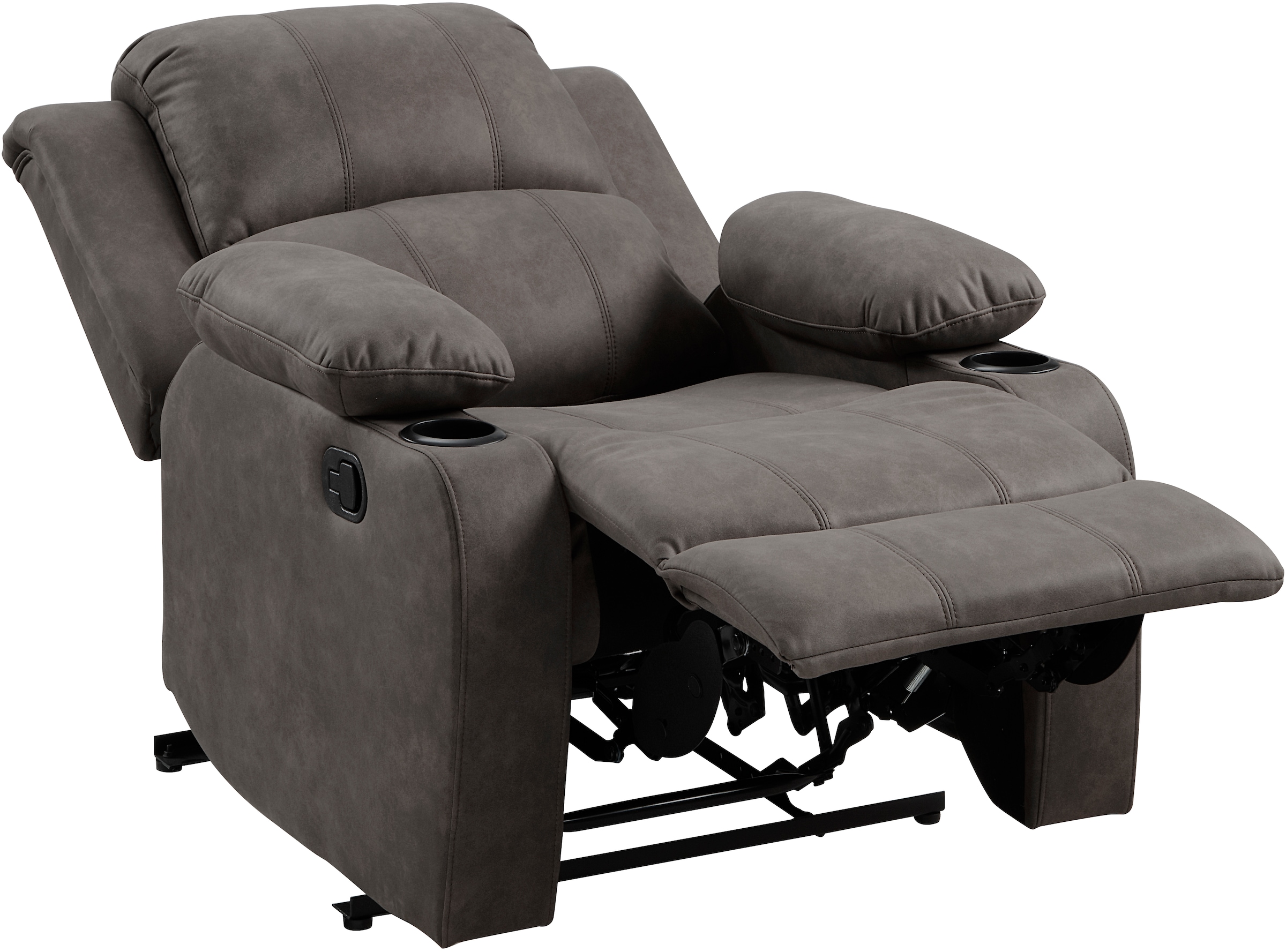 ATLANTIC home collection Relaxsessel, mit Relaxfunktion, Federkern und Getränkehalter