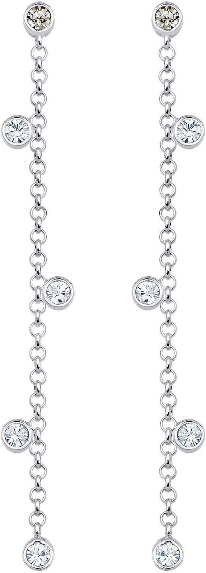 Elli Paar Ohrhänger »Schmuck Geschenk Silber 925 Ohrringe« mit Glasstein