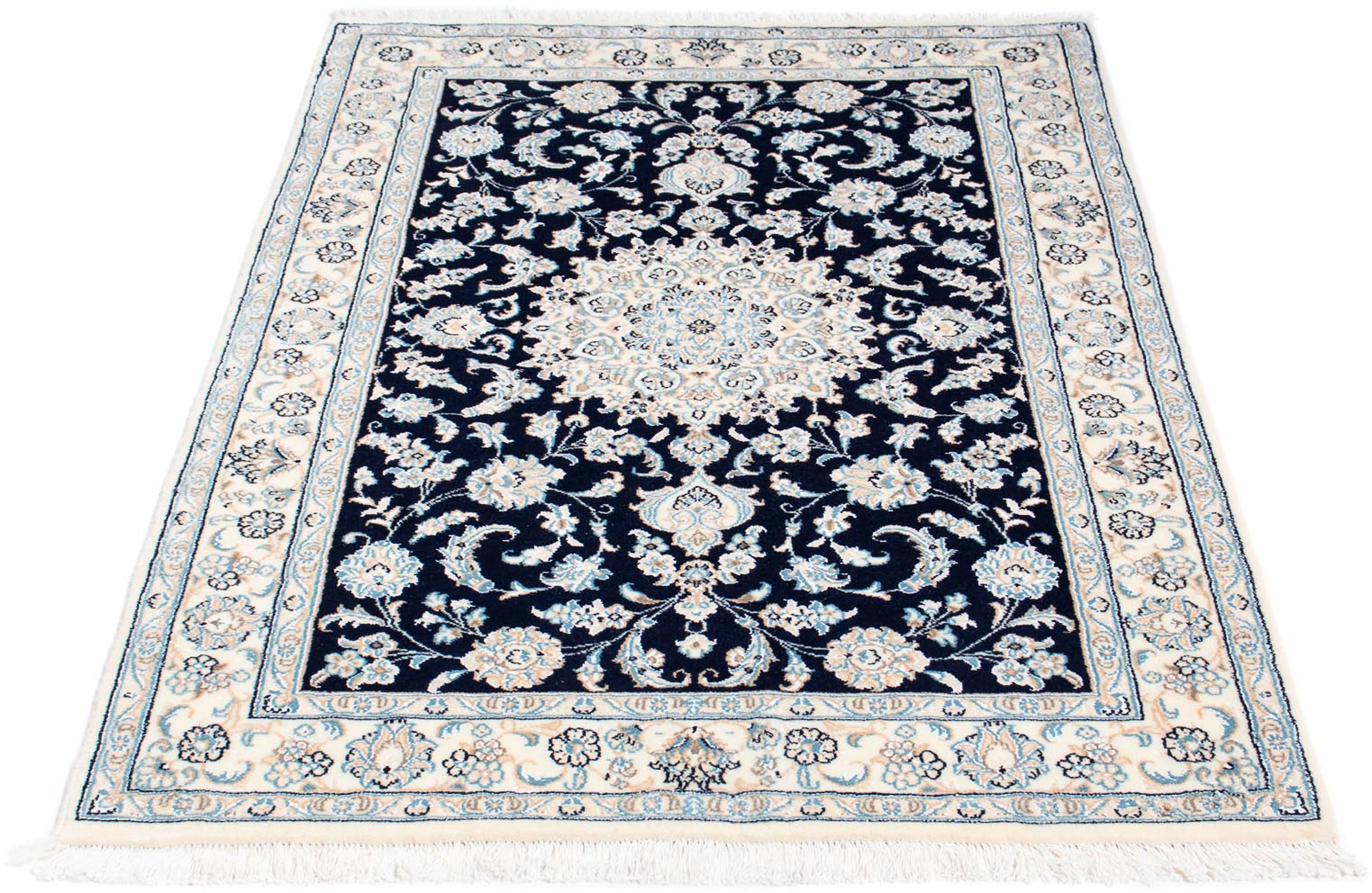 morgenland Orientteppich »Perser - Nain - Royal - 150 x 98 cm - dunkelblau« günstig online kaufen