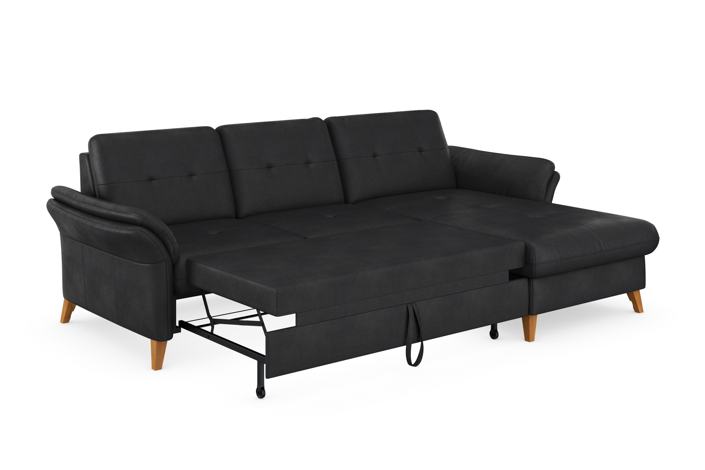 sit&more Ecksofa »Göteborg«, Sitztiefenverstellung und Federkern, wahlweise mit Bettfunktion