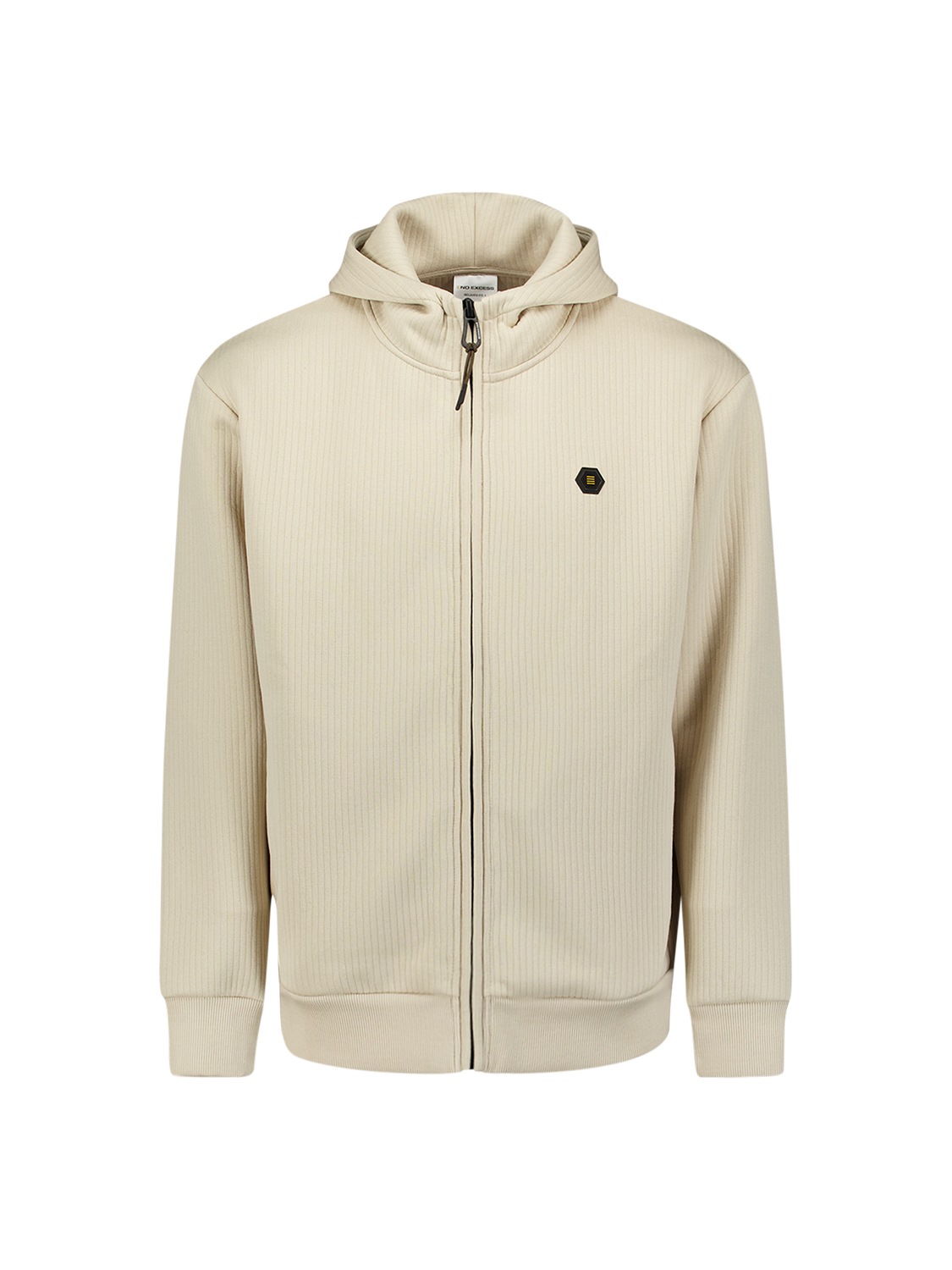 NO EXCESS Sweater »No Excess Strukturierte Kapuzenjacke«
