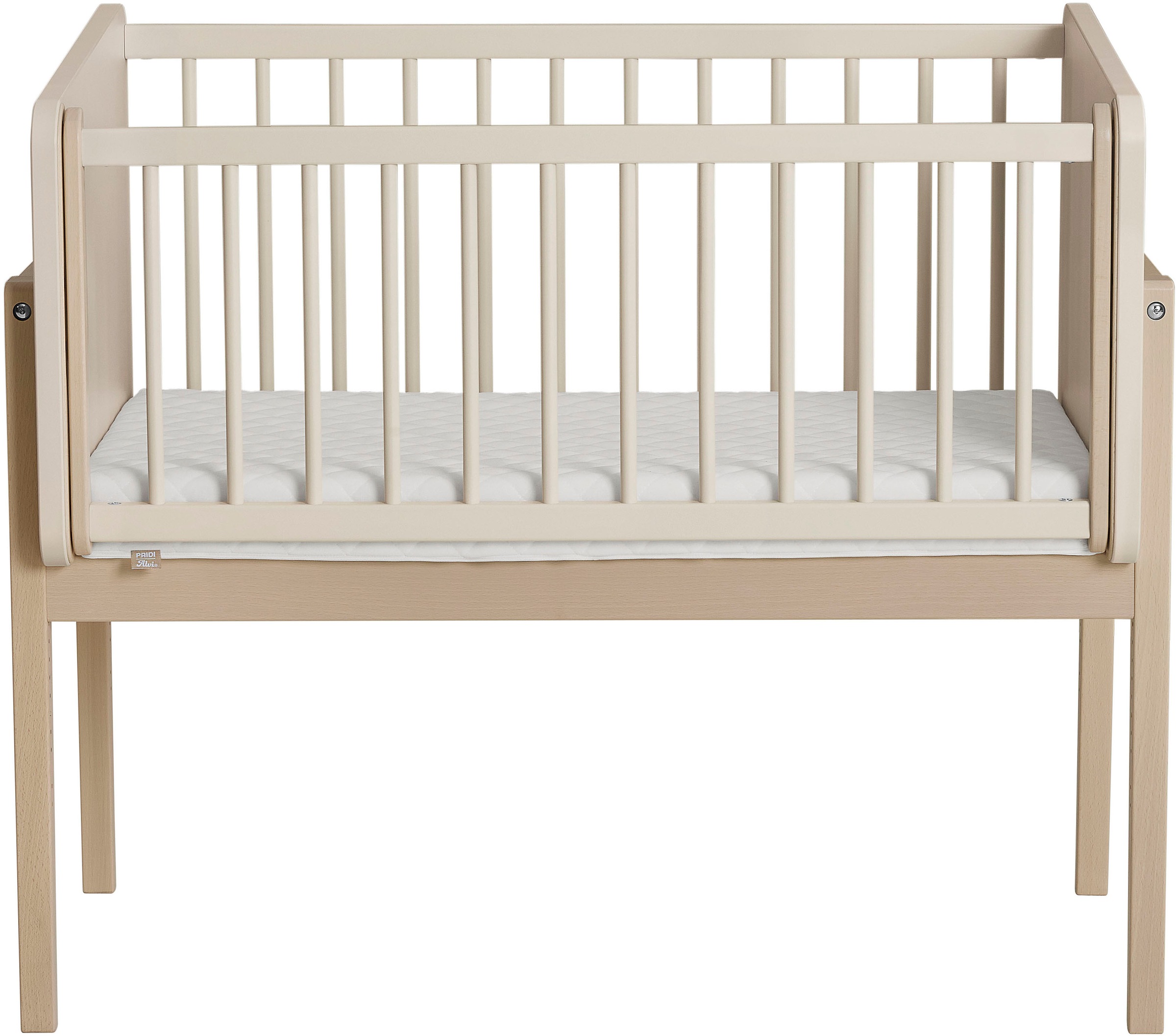 PAIDI Beistellbett »LITTLE CLOUD«, mit Lattenrost, variabel höhenverstellbar, umbaubar zum Tiny Sofa