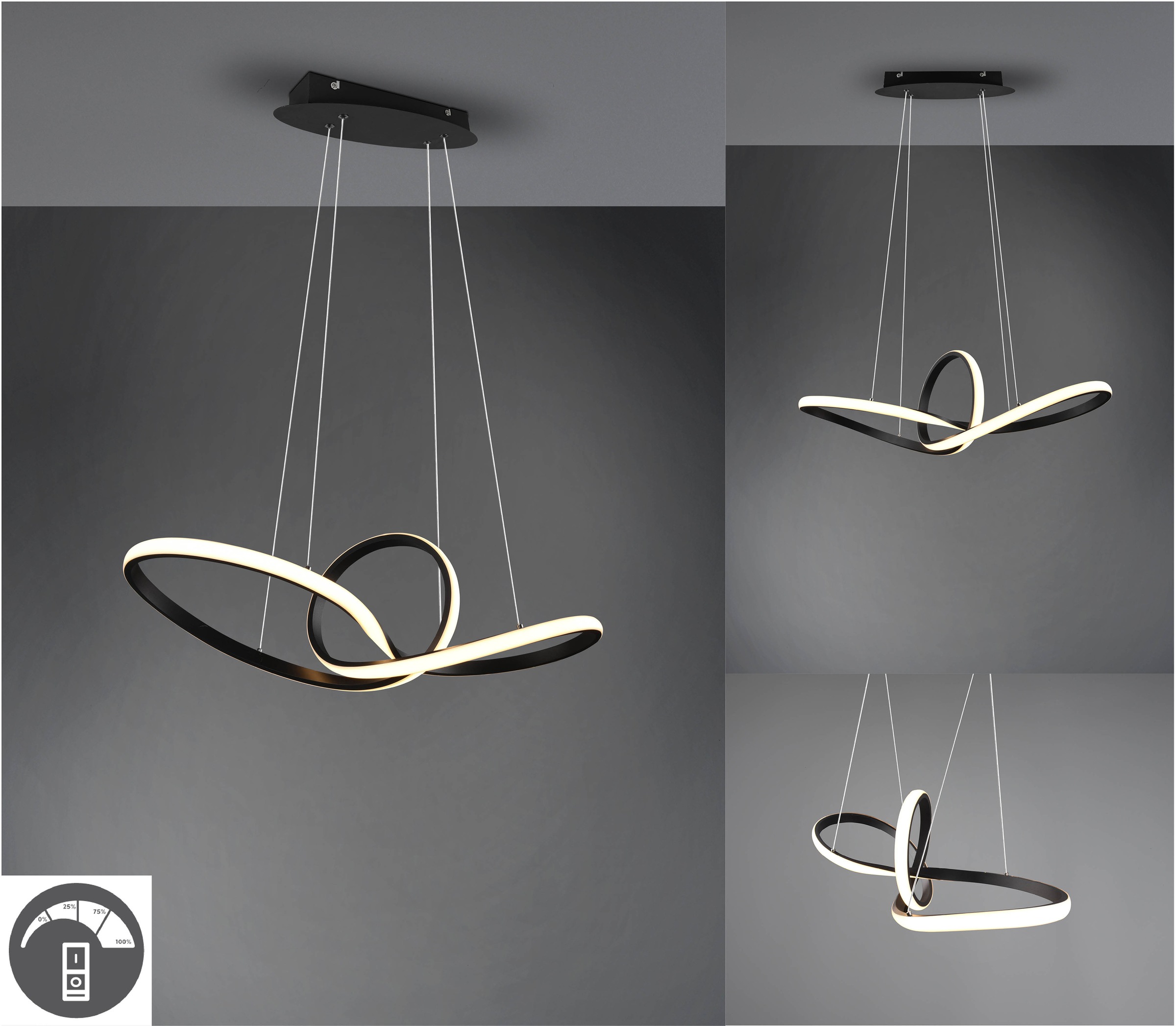 TRIO Leuchten LED Pendelleuchte »SANSA«, 1 flammig, Leuchtmittel LED-Modul günstig online kaufen