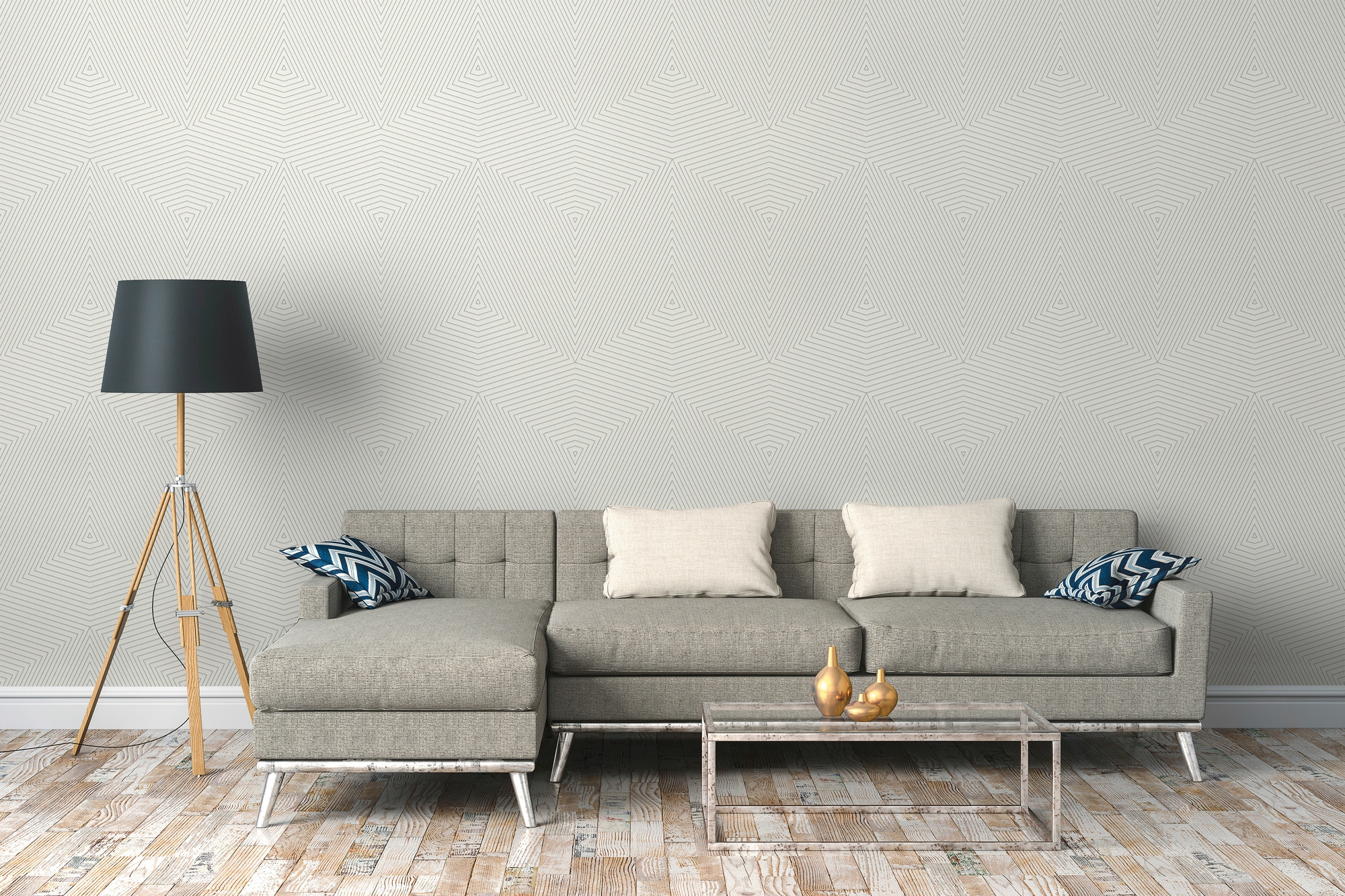 Daniel Hechter Vliestapete, 3D-Optik-geometrisch-grafisch, Designertapete Tapete Geometrisch Tapeten Wohnzimmer Schlafzimmer Flur