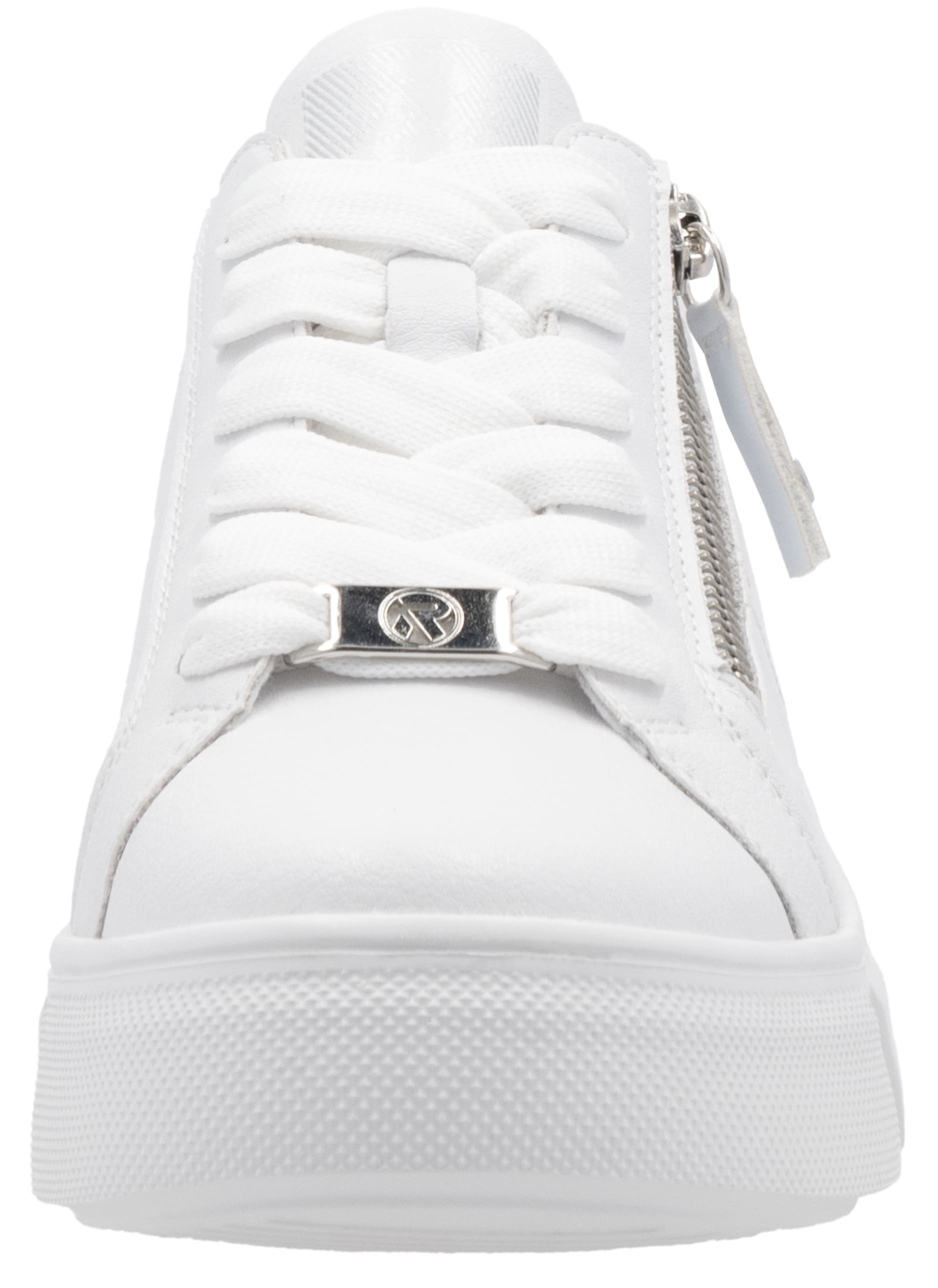 RIEKER Sport Plateausneaker  , Freizeitschuh, Halbschuh, Schnürschuh mit seitlicher Perforation