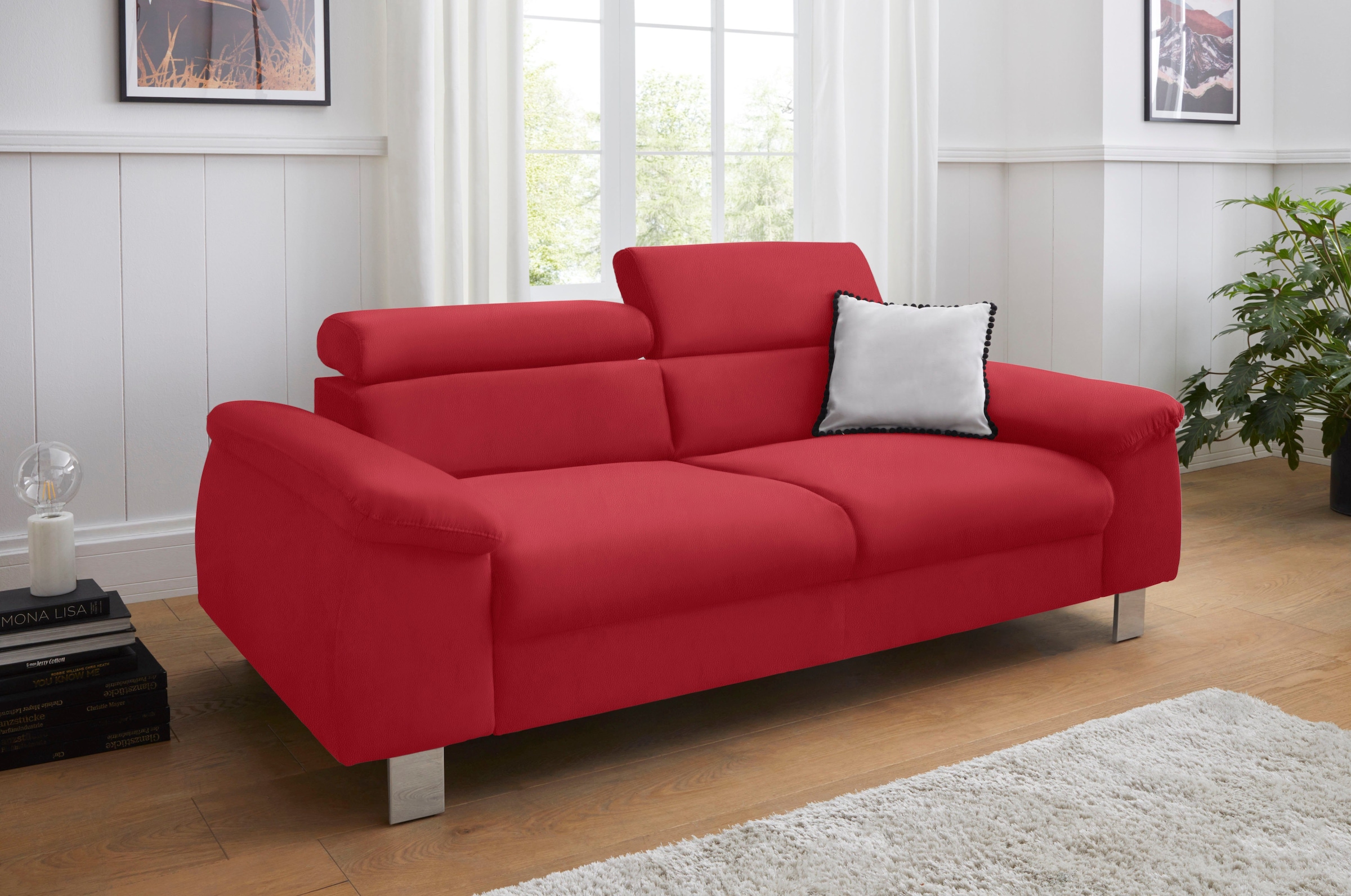 COTTA Polstergarnitur »Komaris, B: 193 bzw. 100 cm« Set, Set: 3er-Sofa & Ho günstig online kaufen