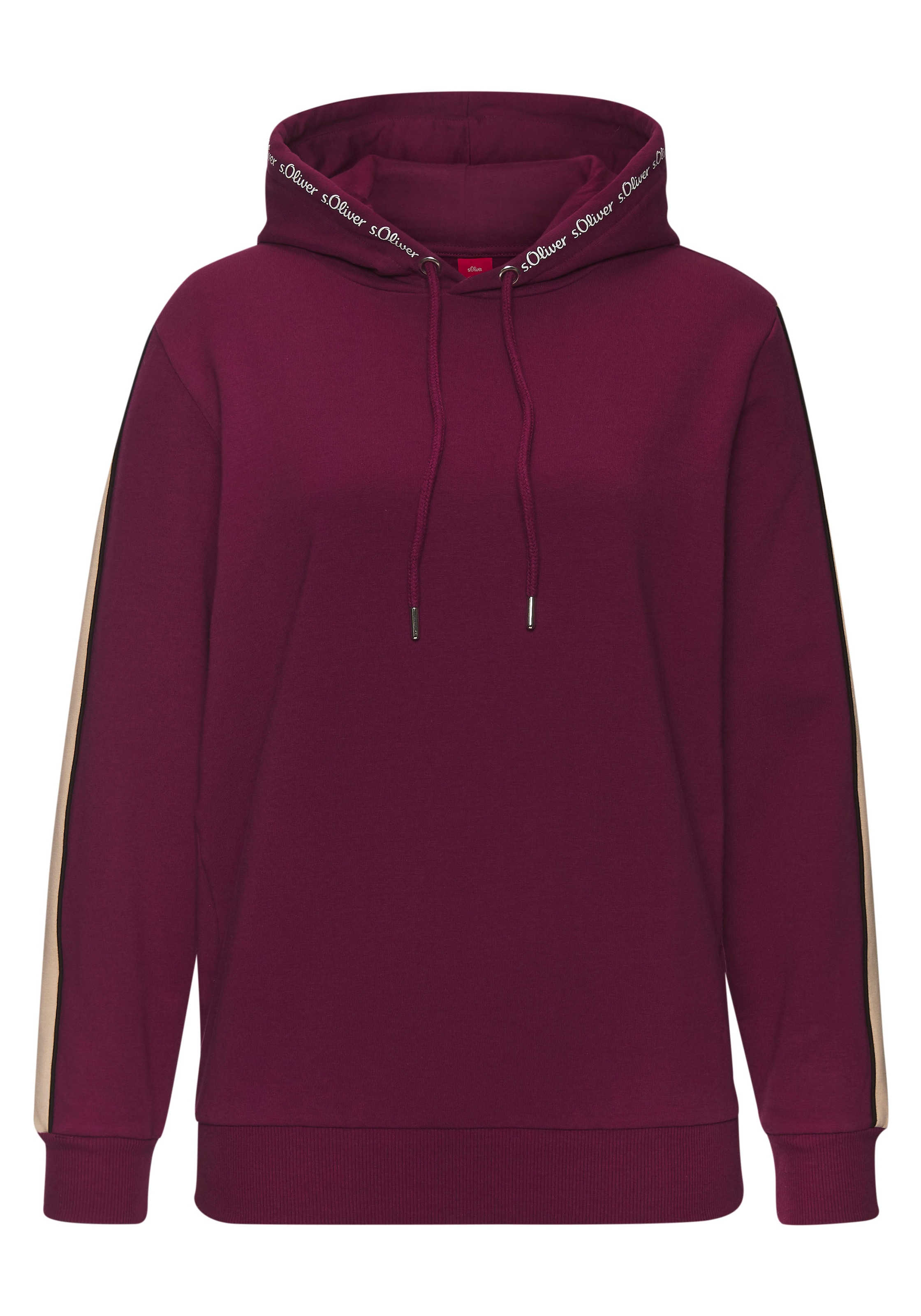 s.Oliver Hoodie, mit Kontrast Einsätzen, Loungewear