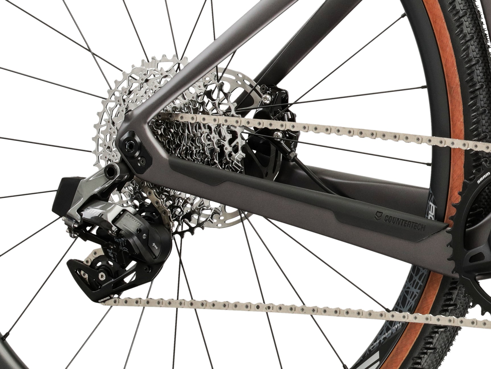 Kross Gravelbike »Carbon Esker RS 3.0 28" grau 12 Gänge 2026« 12 Gang SRAM RIVAL XPLR AXS Schaltwerk Kettenschaltung Rahmen aus Carbon