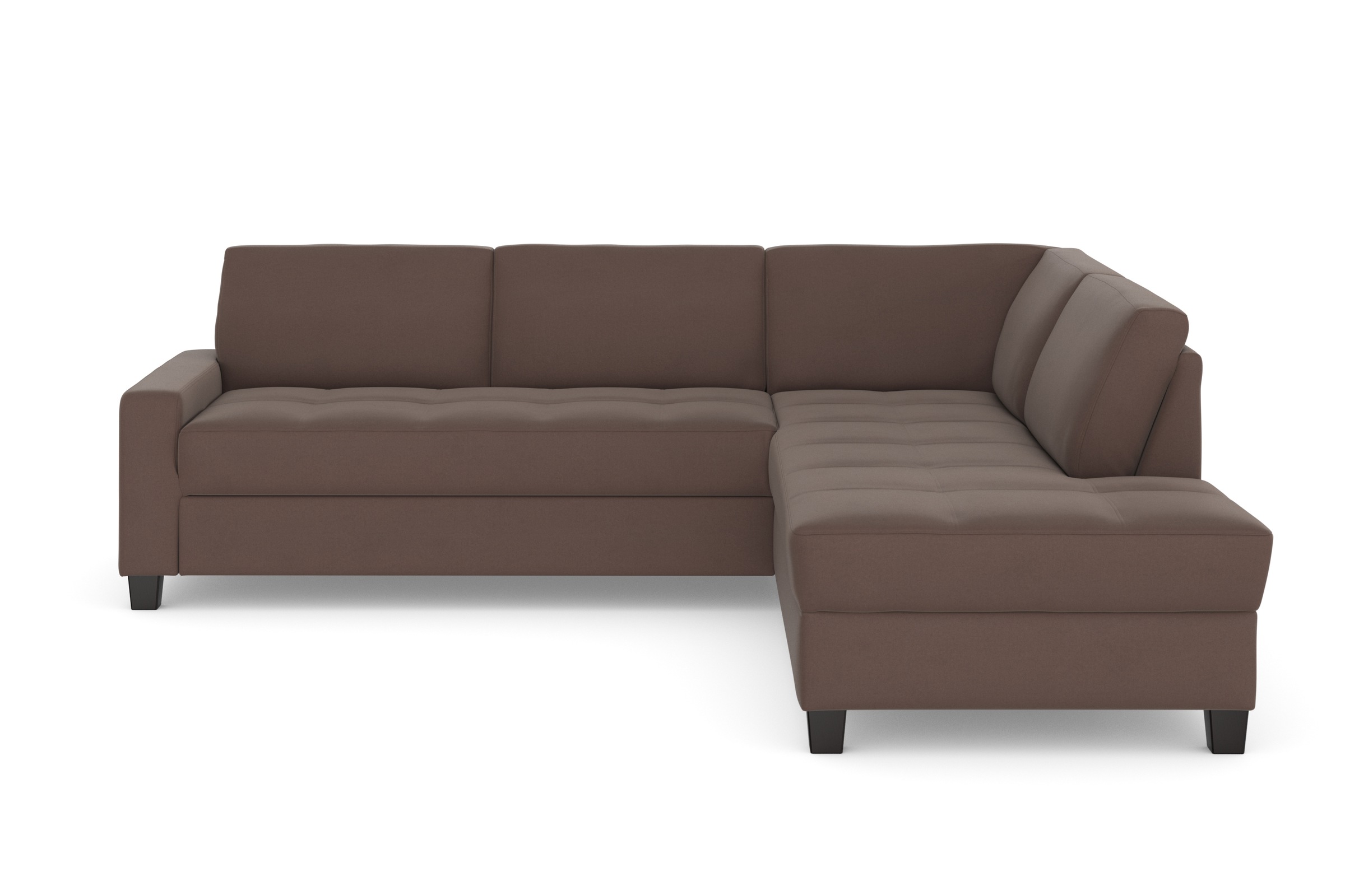 DOMO collection Ecksofa "Florentina zeitlos und elegant, Sitznähte als Desi günstig online kaufen