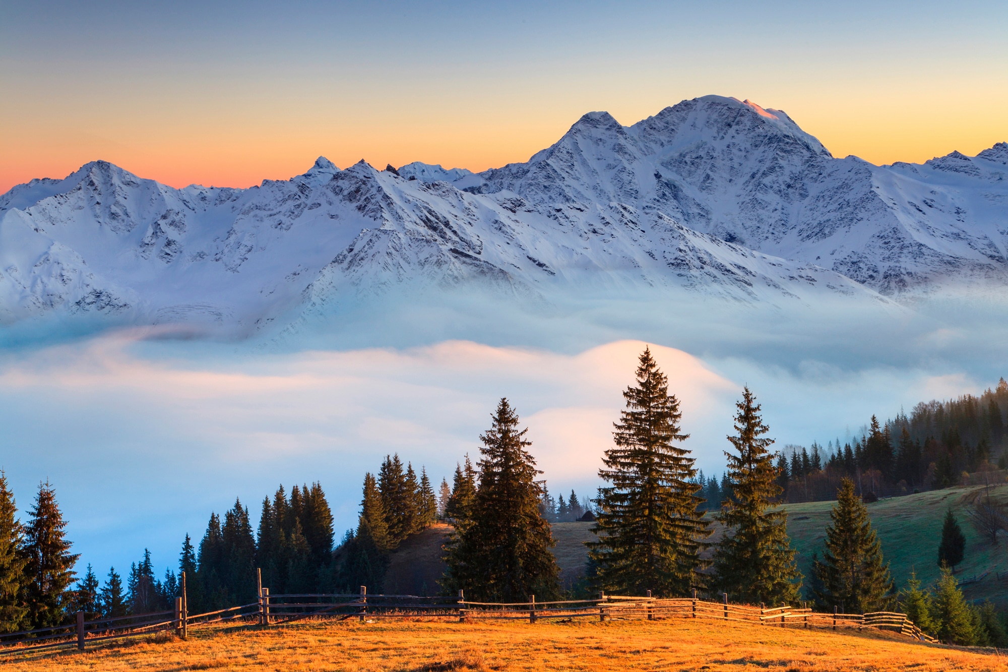 Papermoon Fototapete »ALPENLANDSCHAFT« günstig online kaufen