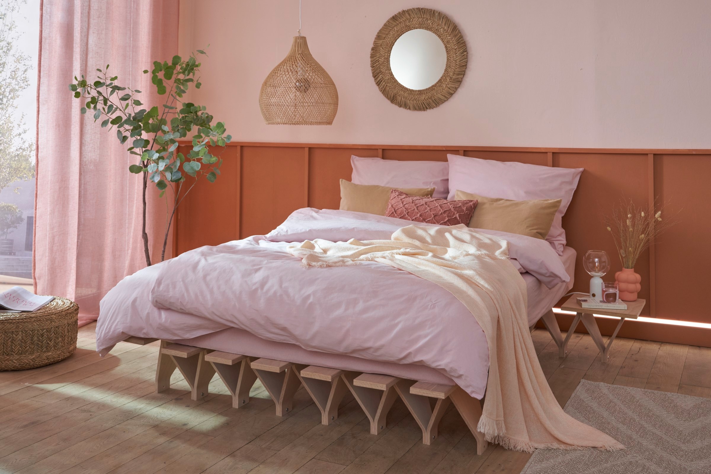 H.O.C.K. Dekokissen »Nuvole« Sofakissen inkl. Füllung, mit Fransen, Boho-Style