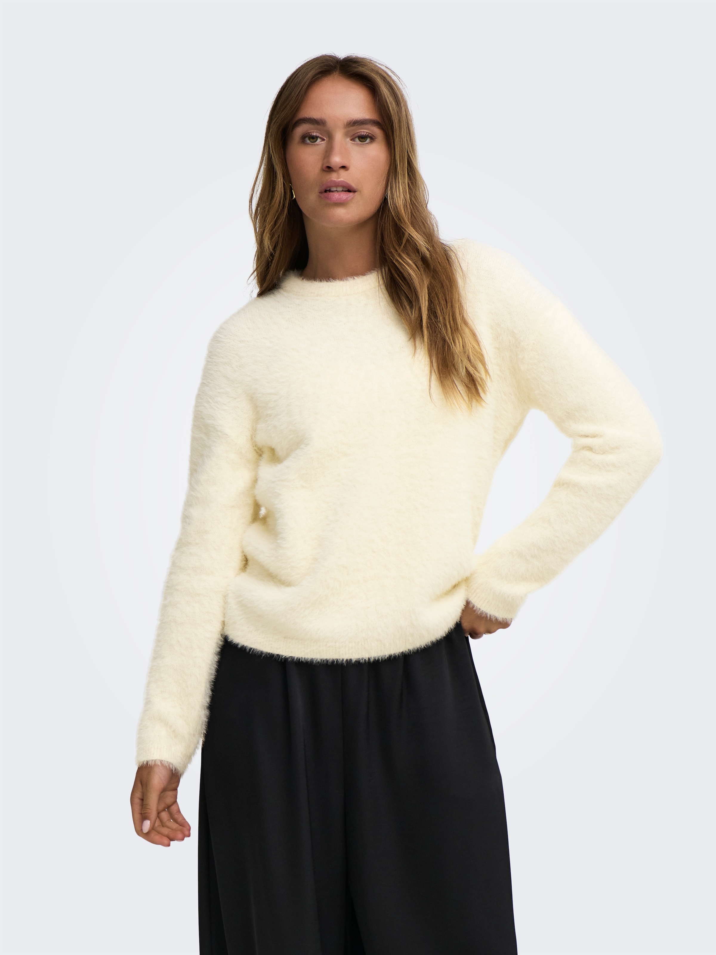 JDY Strickpullover »JDYPRIME JAYLA L/S ON PULLOVER KNT« Materialmix