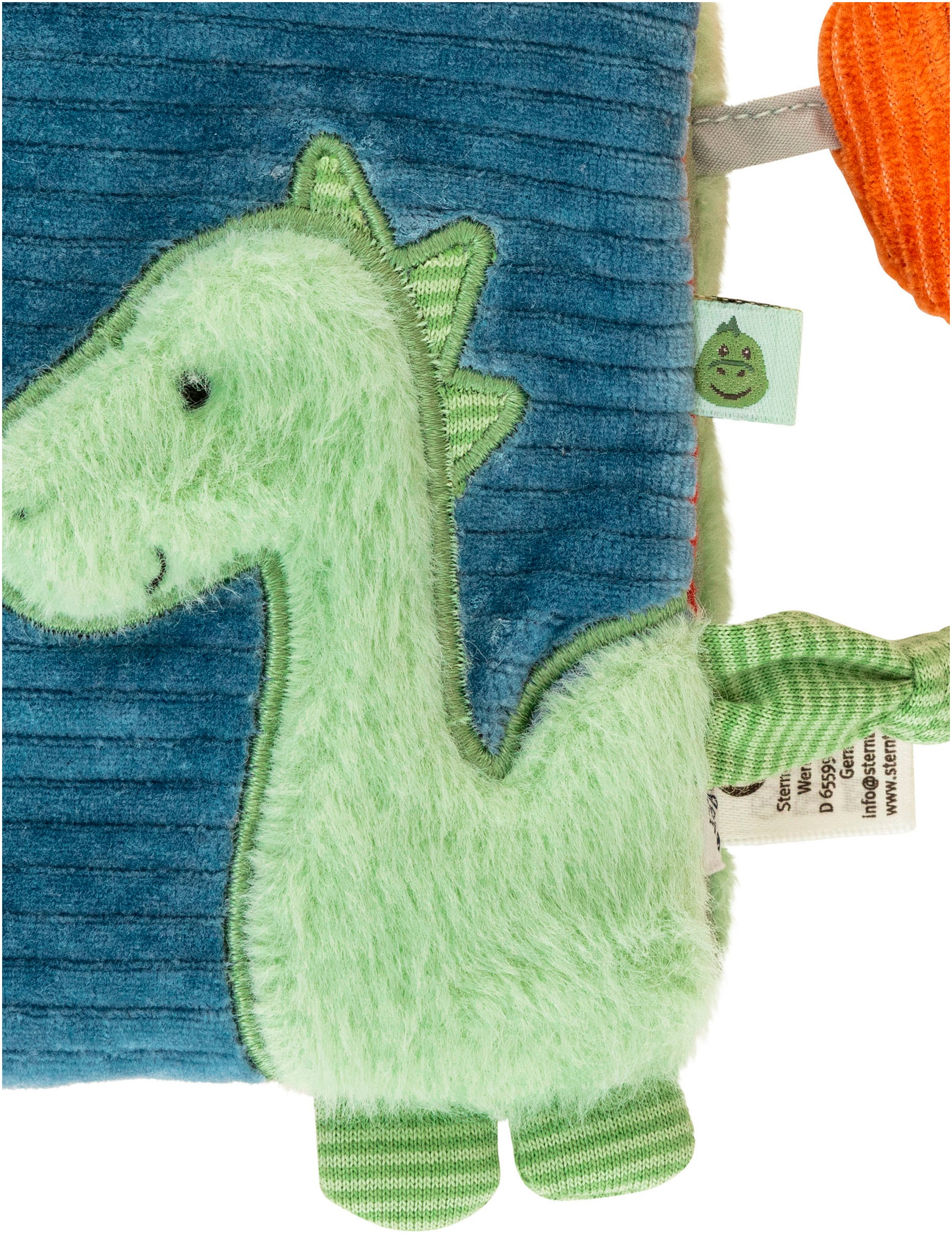 Sterntaler® Greifspielzeug »Spielbuch Dino Rexi«