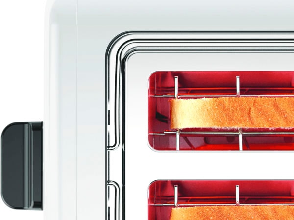 BOSCH Toaster »TAT3P421DE DesignLine«, 2 kurze Schlitze, für 2 Scheiben, 970 W