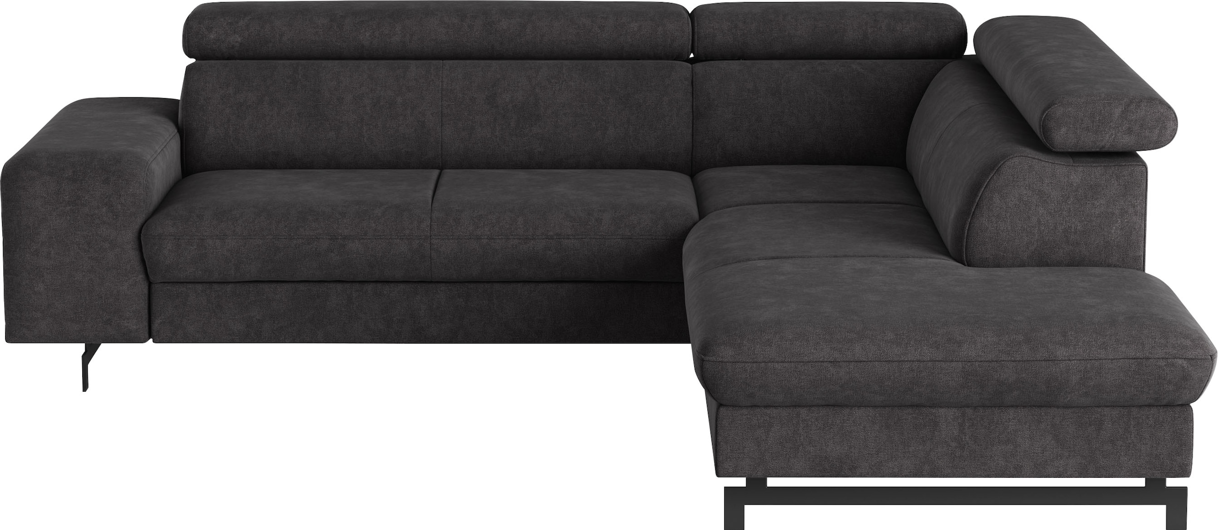 COTTA Ecksofa »Emma L-Form«, mit Kopfteilverstellung, wahlweise mit Bettfunktion & Bettkasten