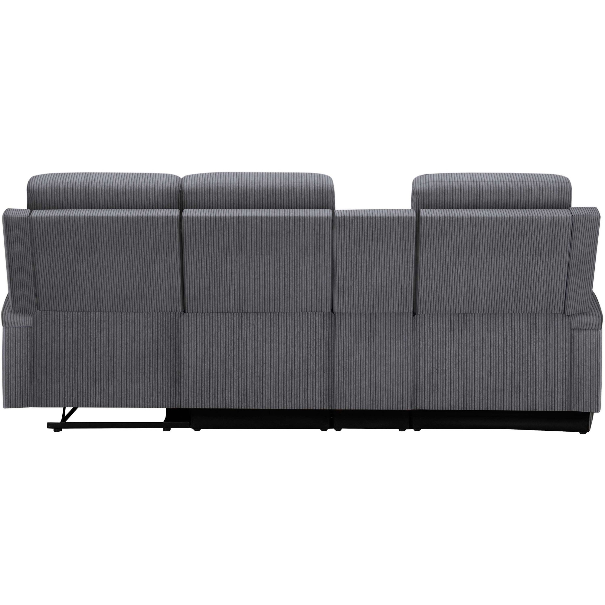 Home affaire Ecksofa »NAPORI Multimediasofa, 3er Kinosessel XXL, L-Form, Cord«, Kinosofa mit Relaxfunktion, Getränkehalter, Staufach und Staukasten