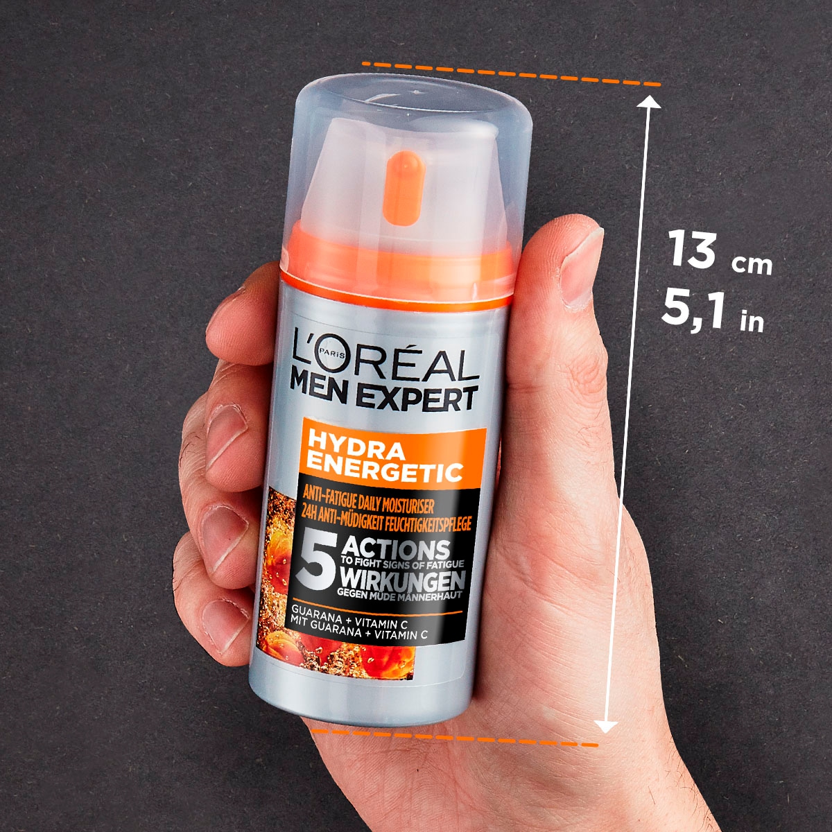 7. Bild von L'ORÉAL PARIS MEN EXPERT Feuchtigkeitscreme »Hydra Energy 24H Anti-Müdigkeit«, mit Vitamin C