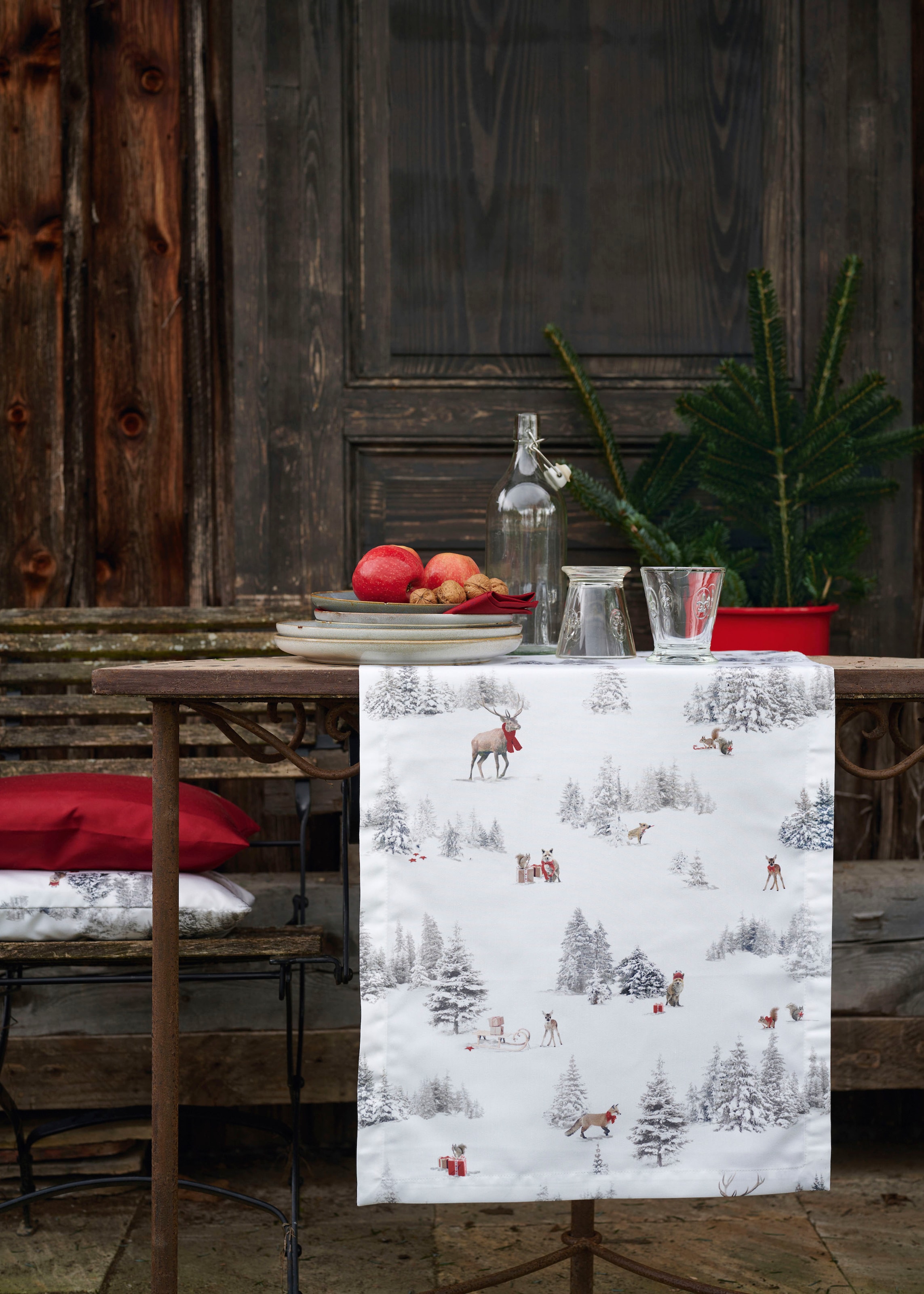 APELT Tischläufer »6201 WINTERWELT, Weihnachtsdeko, Weihnachten«, (1 St.), Digitaldruck