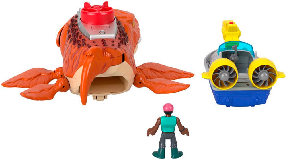 Fisher-Price® Spielfigur »Imaginext Jurassic World, Rebirth, Schnapp Mosasaurus«, mit Soundeffekten und Bewegungsmechanismen