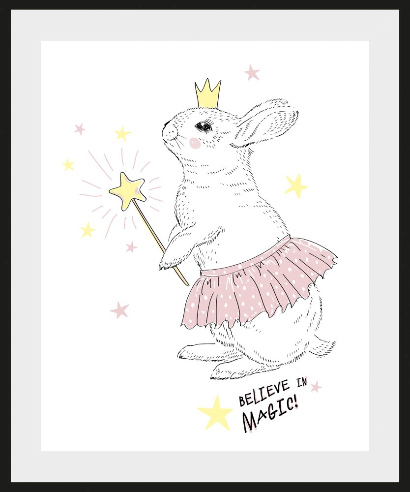 queence Bild »Aldus« Hase   Hasen   Haustiere   Kunst   Prinzessinnen   Ste günstig online kaufen