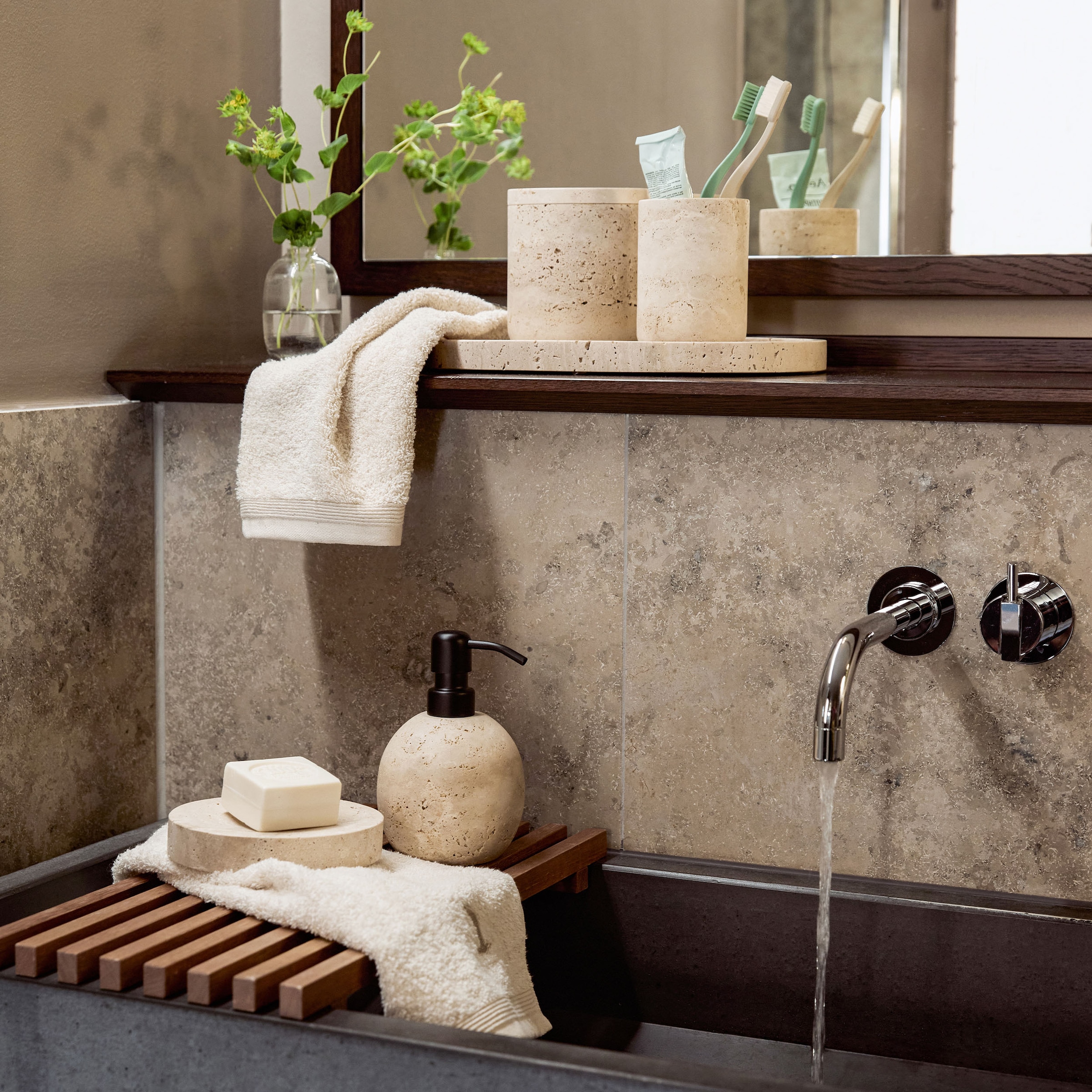 Möve Dekotablett »Travertine Grace«