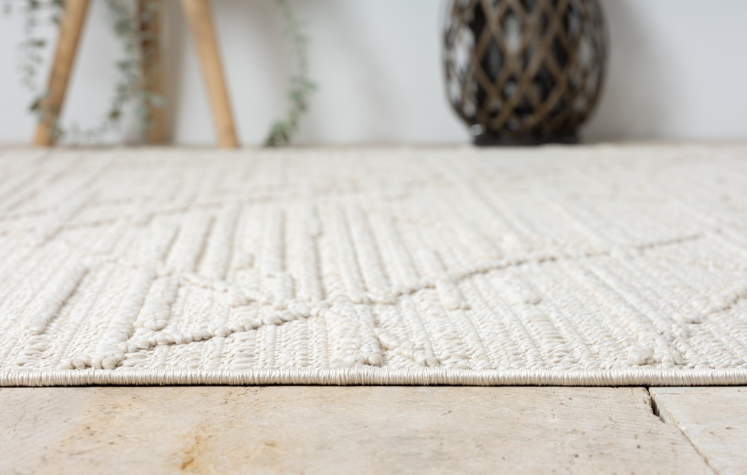 Myflair Möbel & Accessoires Teppich »Plush Lagerräumung«, rechteckig, 8 mm Höhe, Uni Farben, Hoch-Tief Effekt, Outdoor geeignet, Balkon, Terrasse
