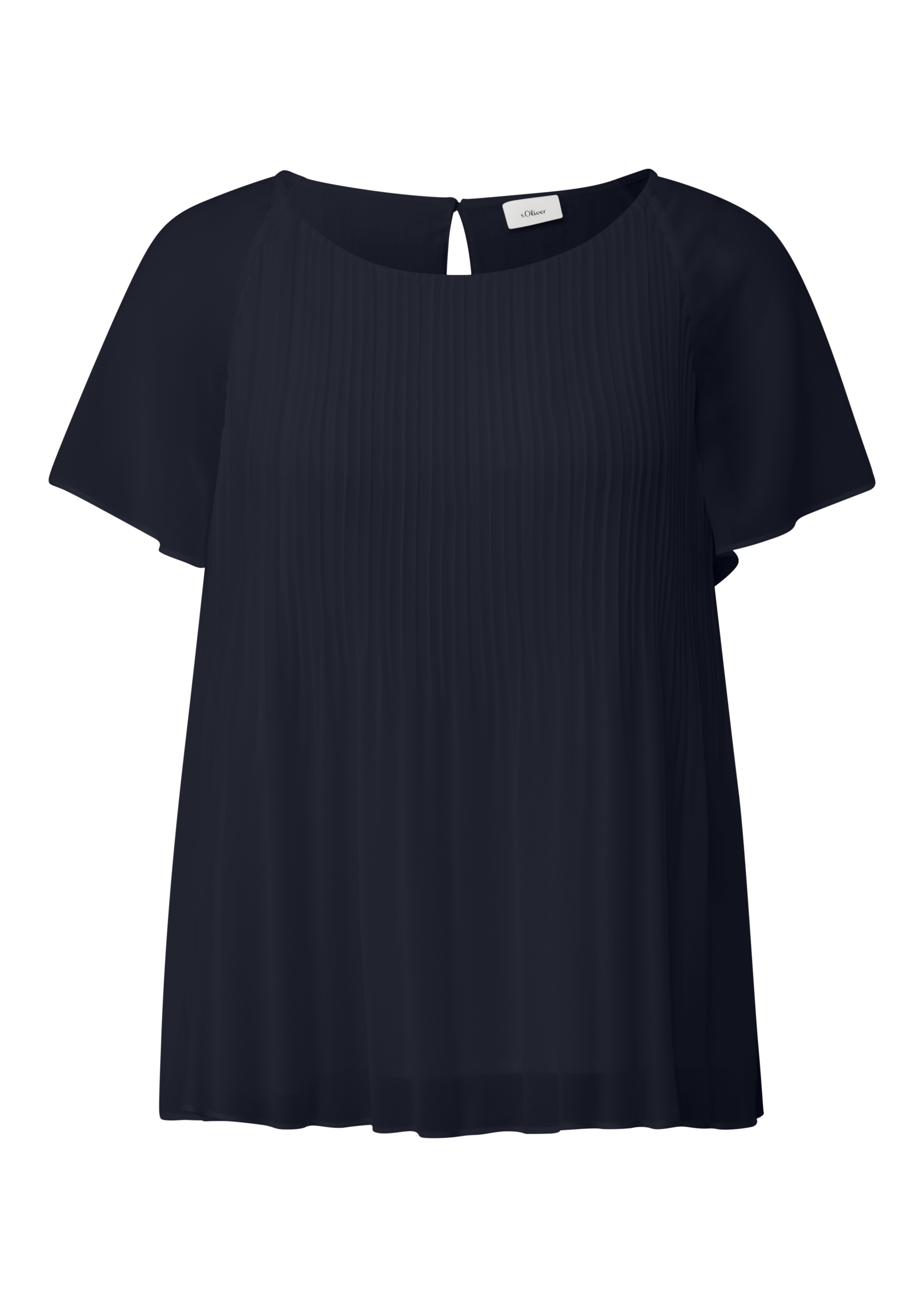 s.Oliver BLACK LABEL Kurzarmbluse, mit Struktur