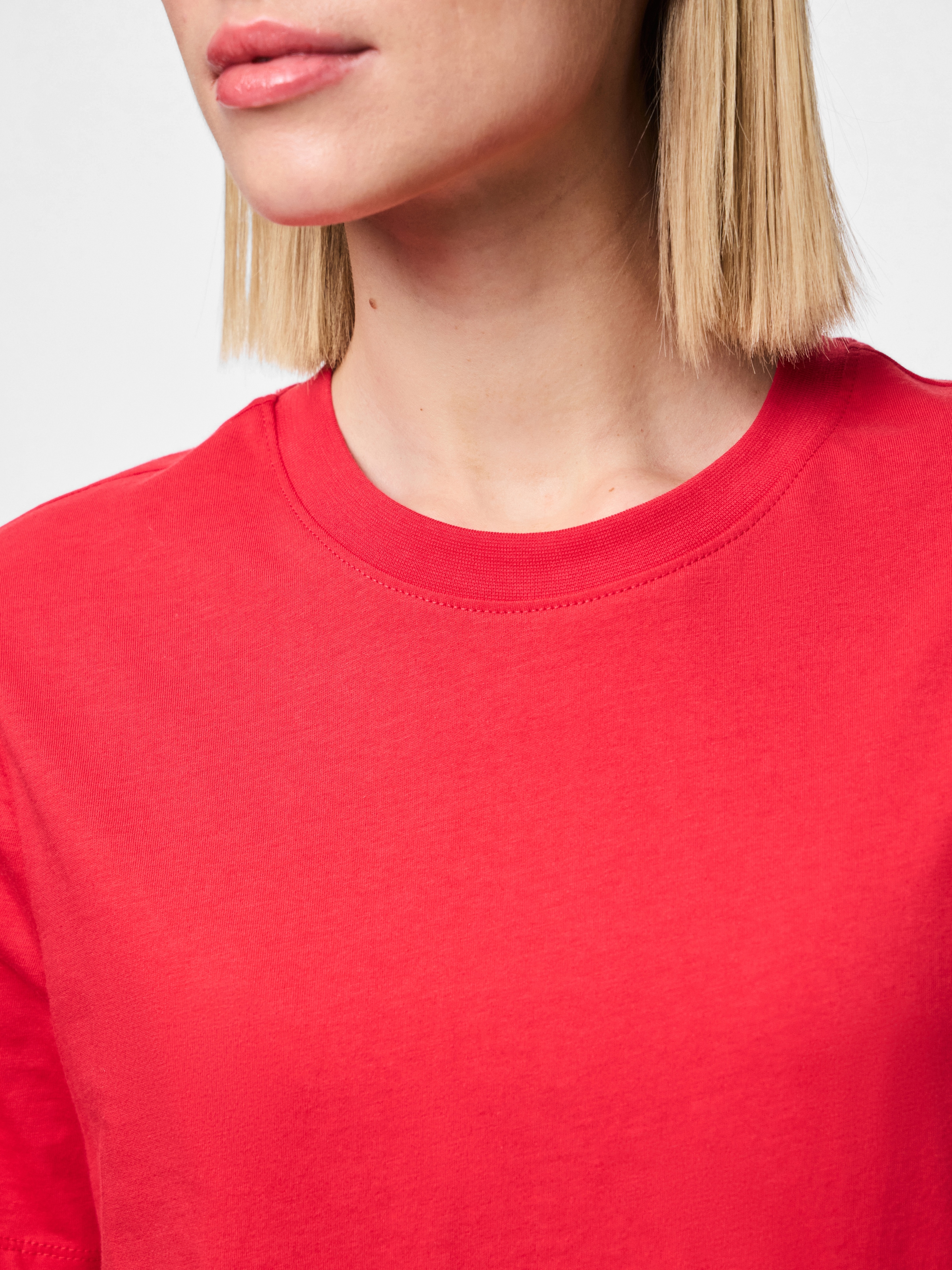 pieces Rundhalsshirt »PCRIA SS SOLID TEE NOOS BC«