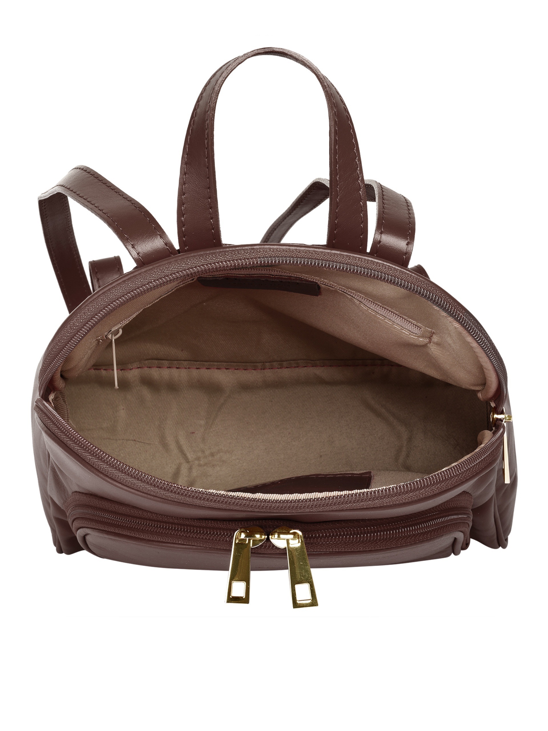 Cluty Cityrucksack, echt Leder, Made in Italy