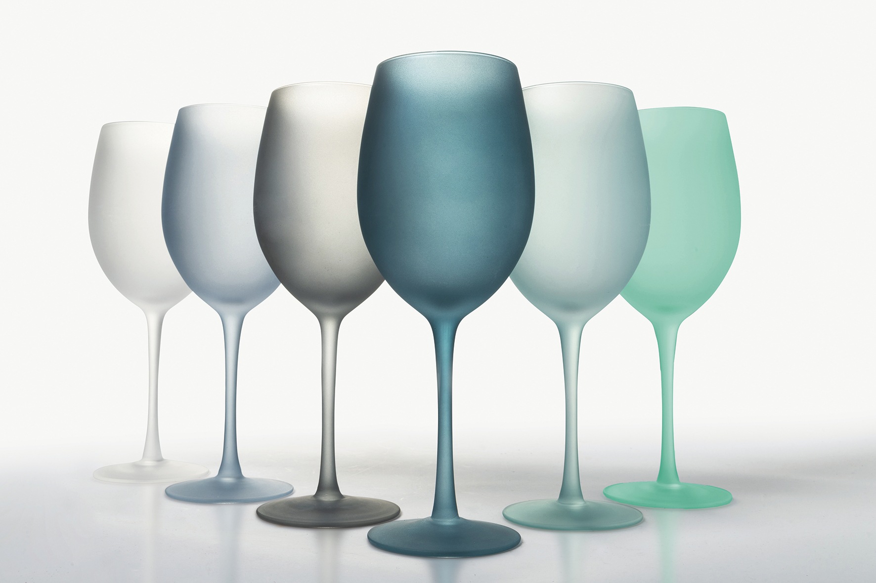 Villa d'Este Weinglas »Happy Hour Ocean«, (Set, 6 tlg.), Gläser-Set, 6-teilig, Inhalt 550 ml