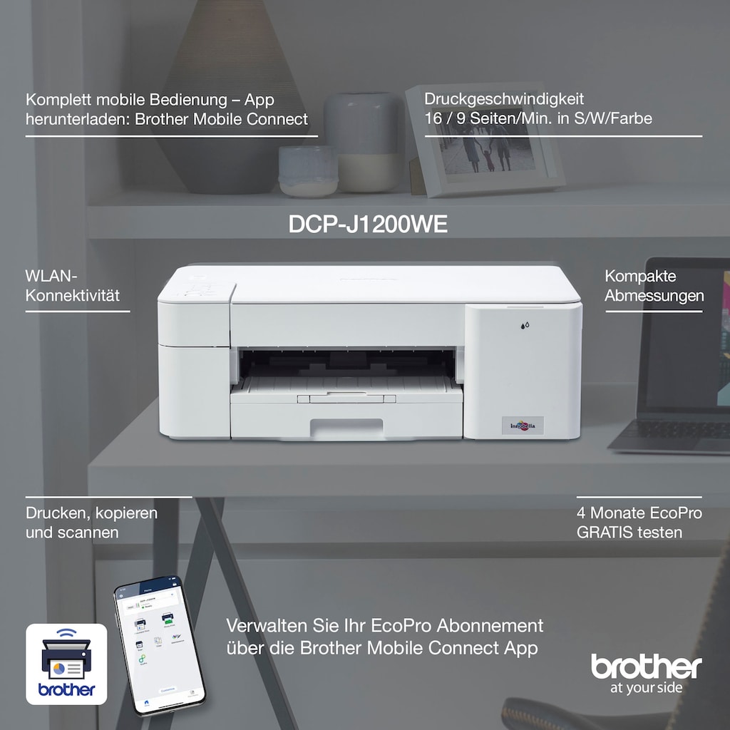 Brother Multifunktionsdrucker »DCP-J1200WE«