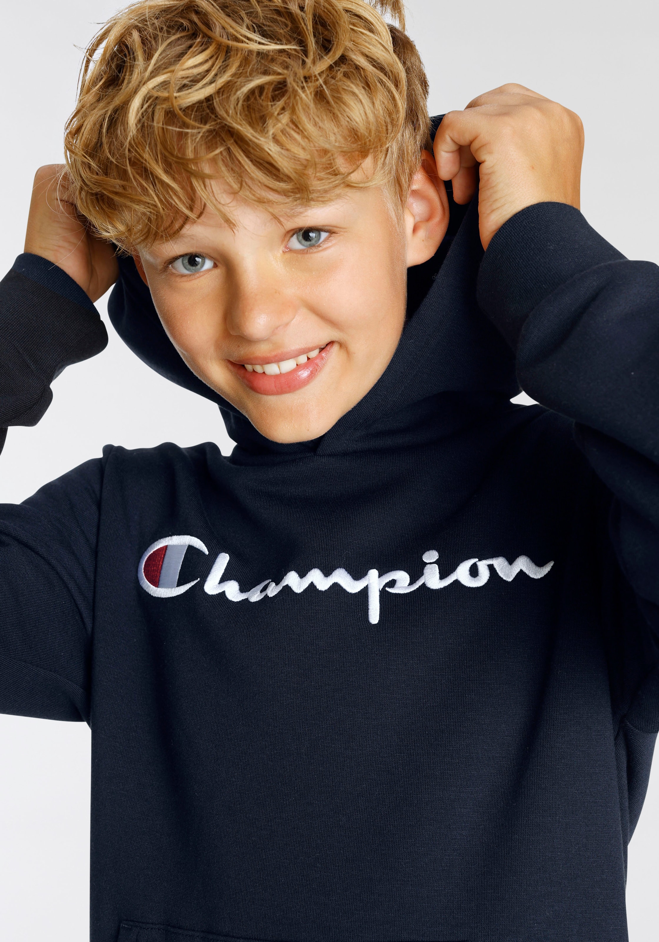 Champion Sweatshirt »Classic Hooded Sweatshirt large Logo - für Kinder«  bestellen