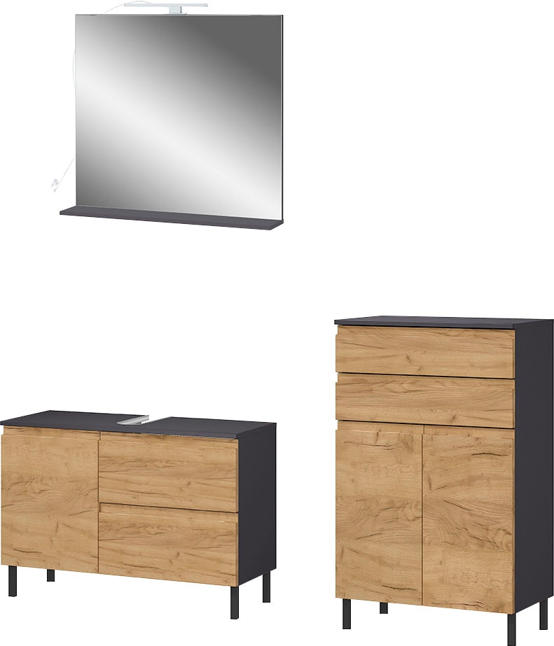 GERMANIA Badmöbel-Set »Scantic« Set, 3 Stk. tlg. günstig online kaufen