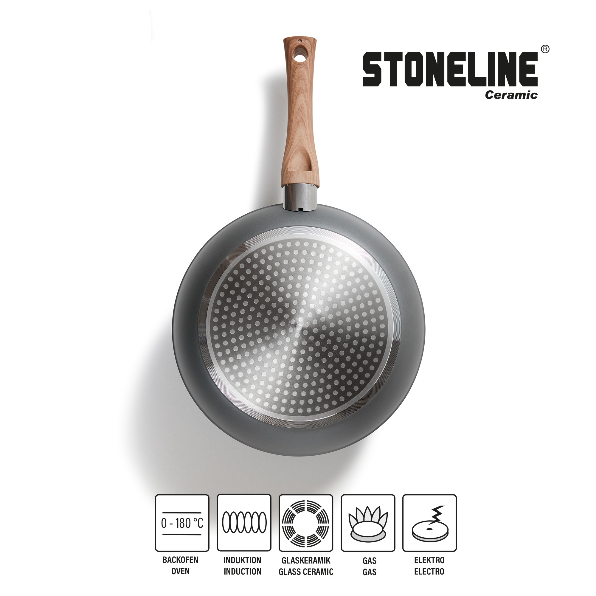 STONELINE Topf-Set »STONELINE® 17-teiliges Koch-Set, mit Glasdeckeln« Set, günstig online kaufen