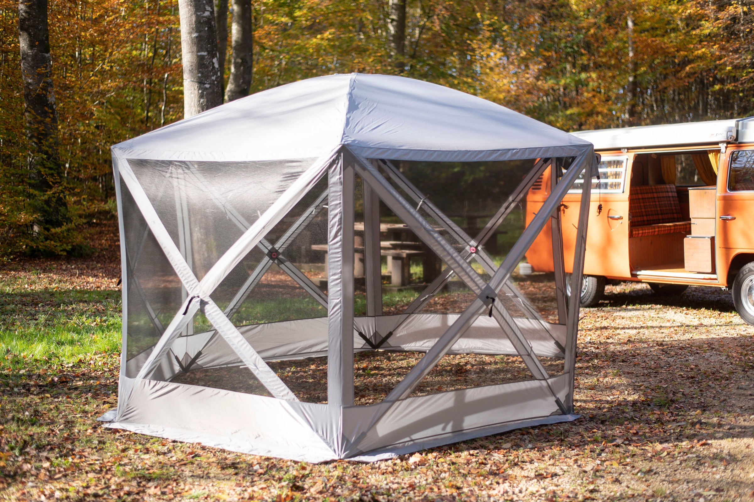 WESTMANN Pavillon »Camping-Pavillon«, inkl. Tragetasche und Erdanker, UPF-50+