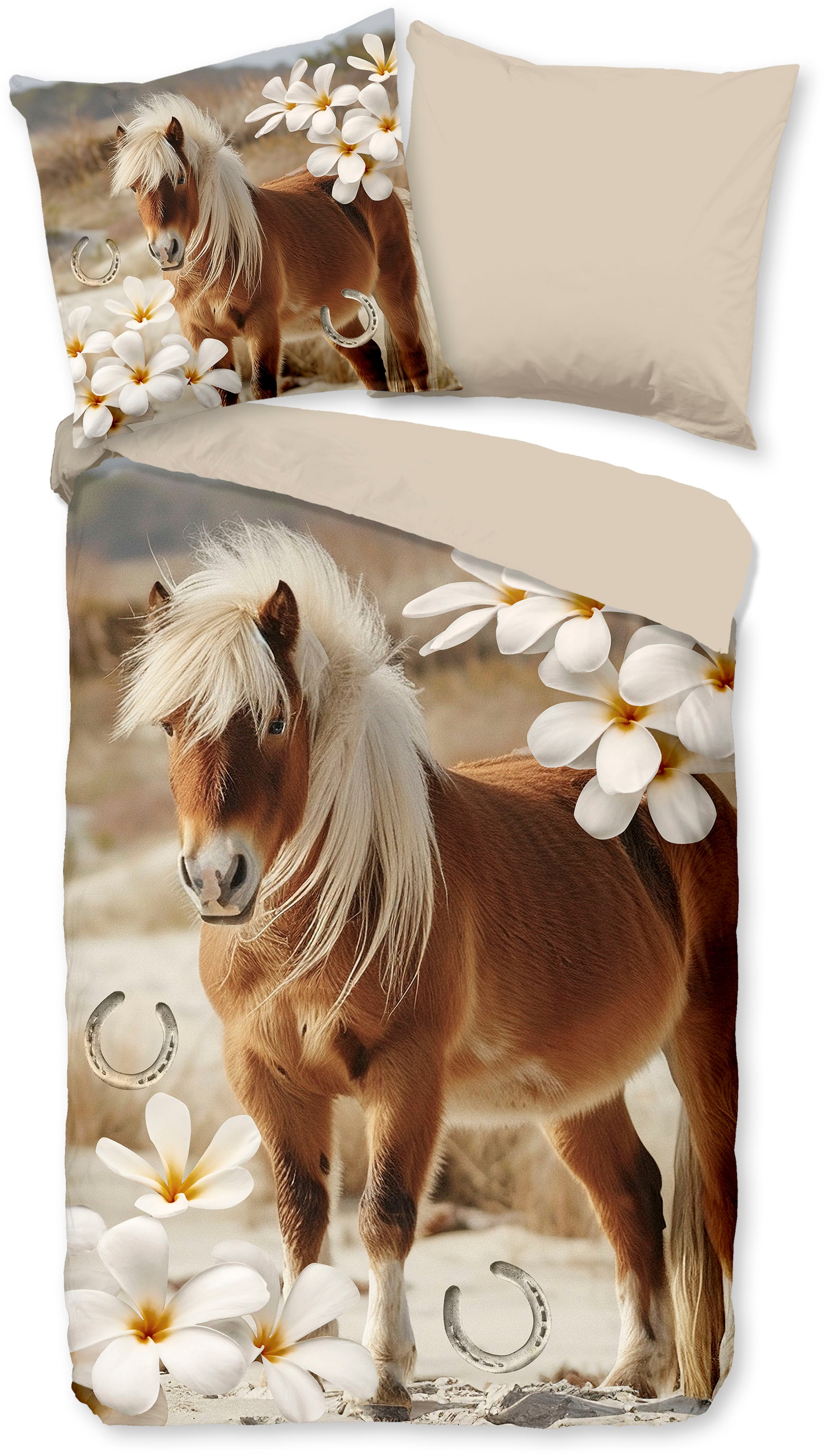 PURE luxury collection Kinderbettwäsche »Fabi«, Mikrofaser, 135x200, 2 Teil günstig online kaufen