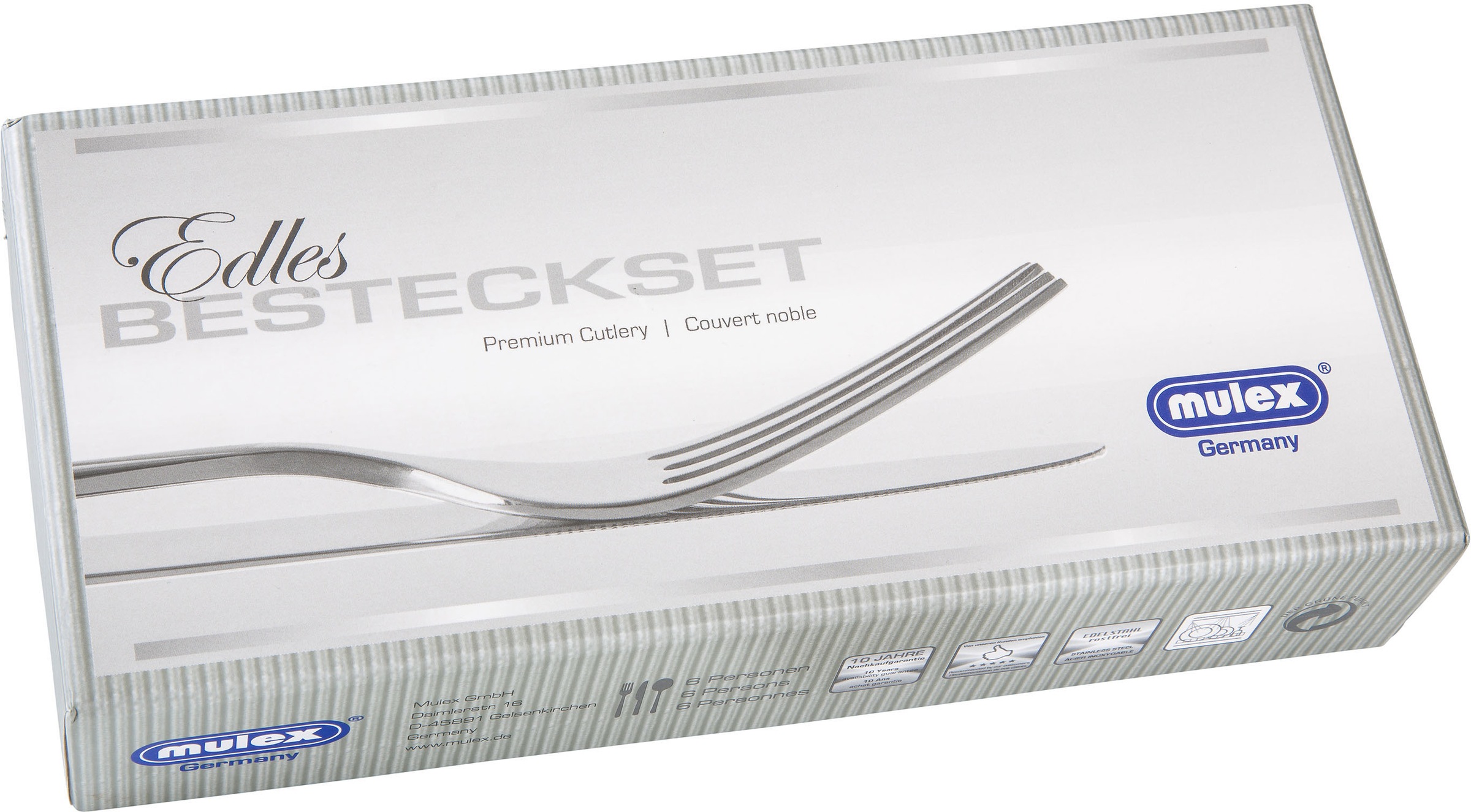 Mulex Besteck-Set »Miami«, (Set, 30 tlg.), teilsatiniert