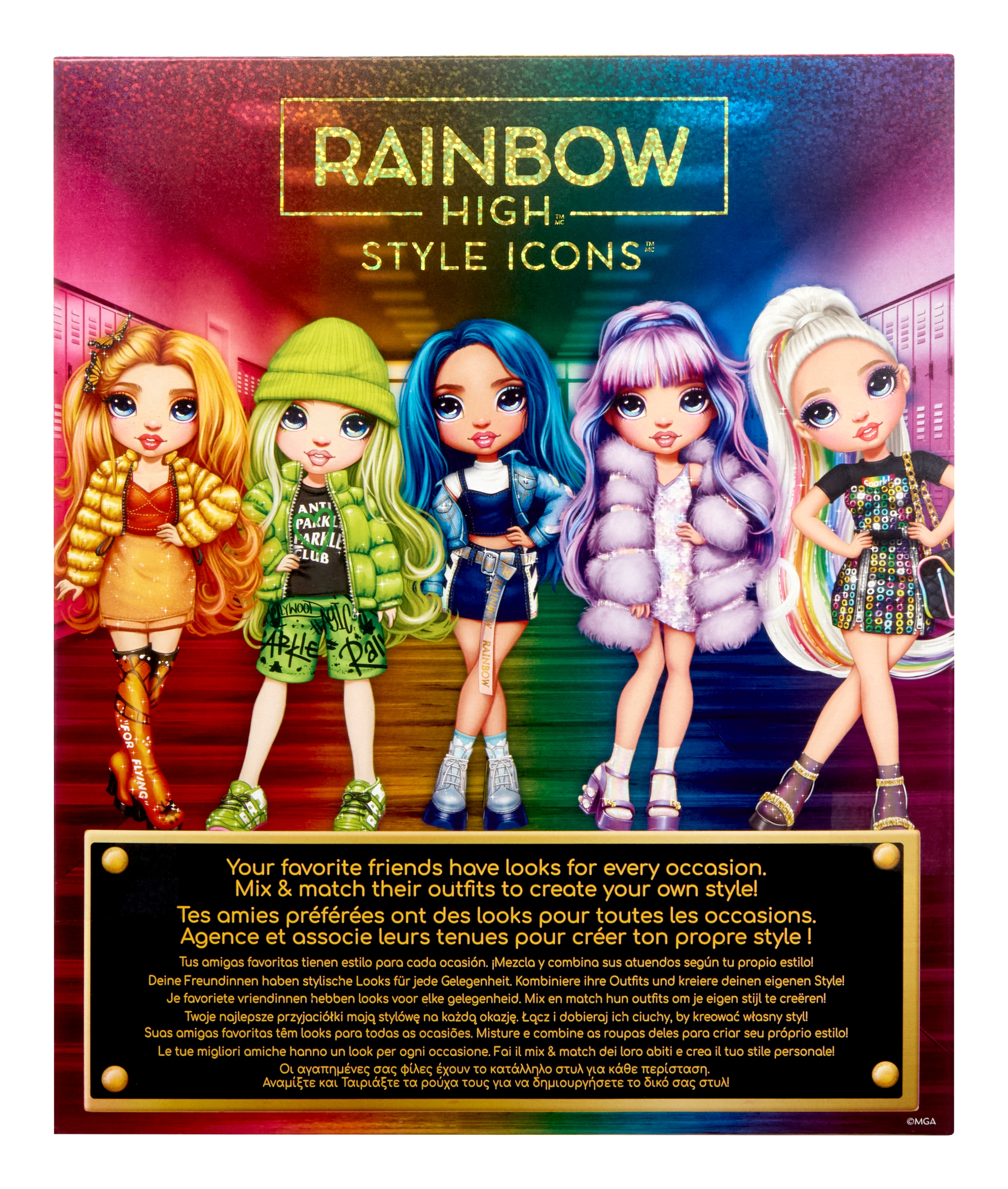 MGA ENTERTAINMENT Anziehpuppe »Rainbow High Style Icons Doll - Skyler«