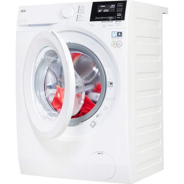 AEG Waschmaschine »LR6A648«, 6000, LR6A648, 8 kg, 1400 U/min, ProSense®  Mengenautomatik​ - spart bis 40% Zeit, Wasser und Energie online bestellen