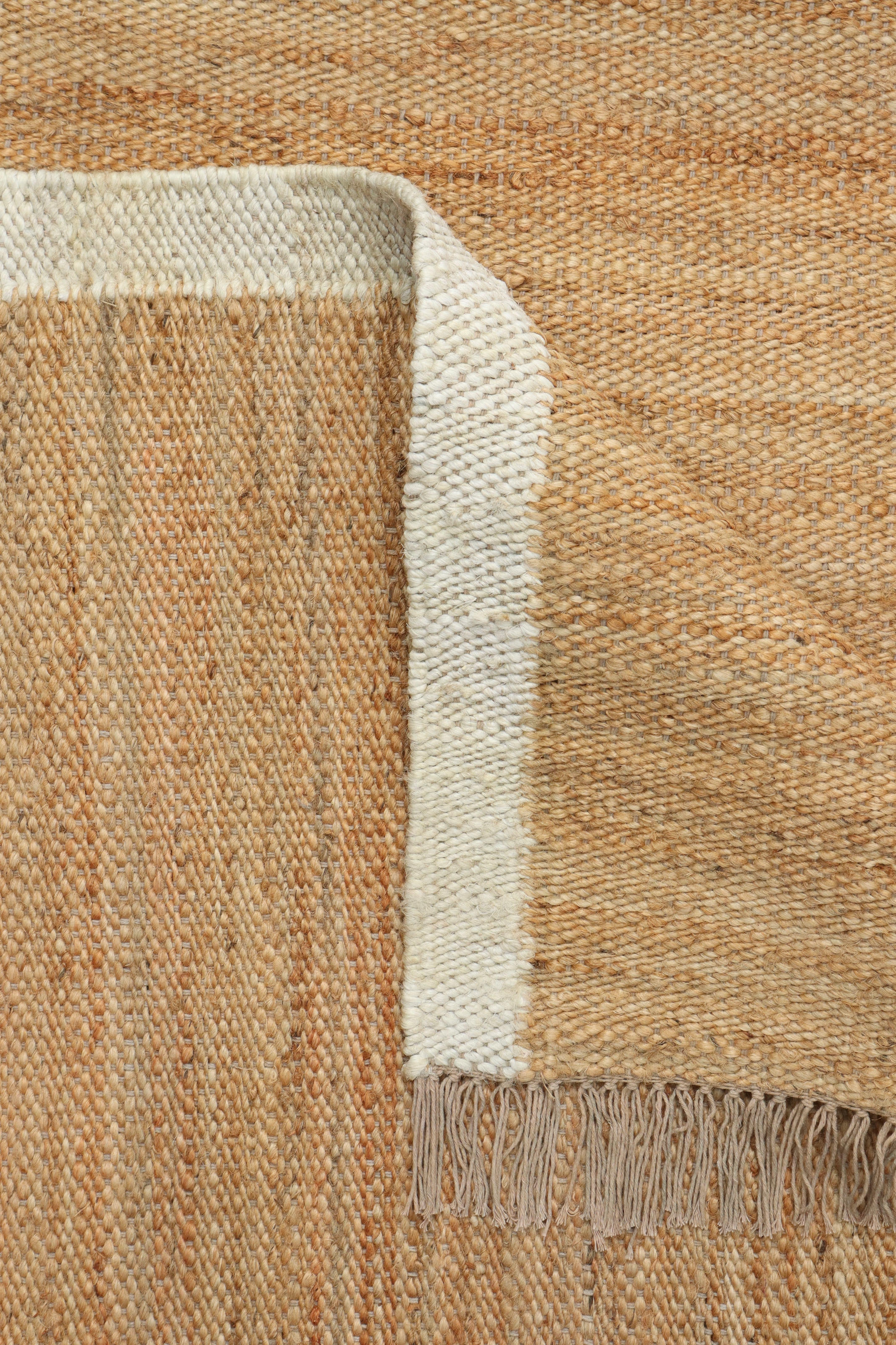 LeGer Home by Lena Gercke Teppich »Lenia, handgewebt, Jute« rechteckig 10 mm Höhe mit Fransen, Teppich, Wohnzimmer, Schlafzimmer, Esszimmer