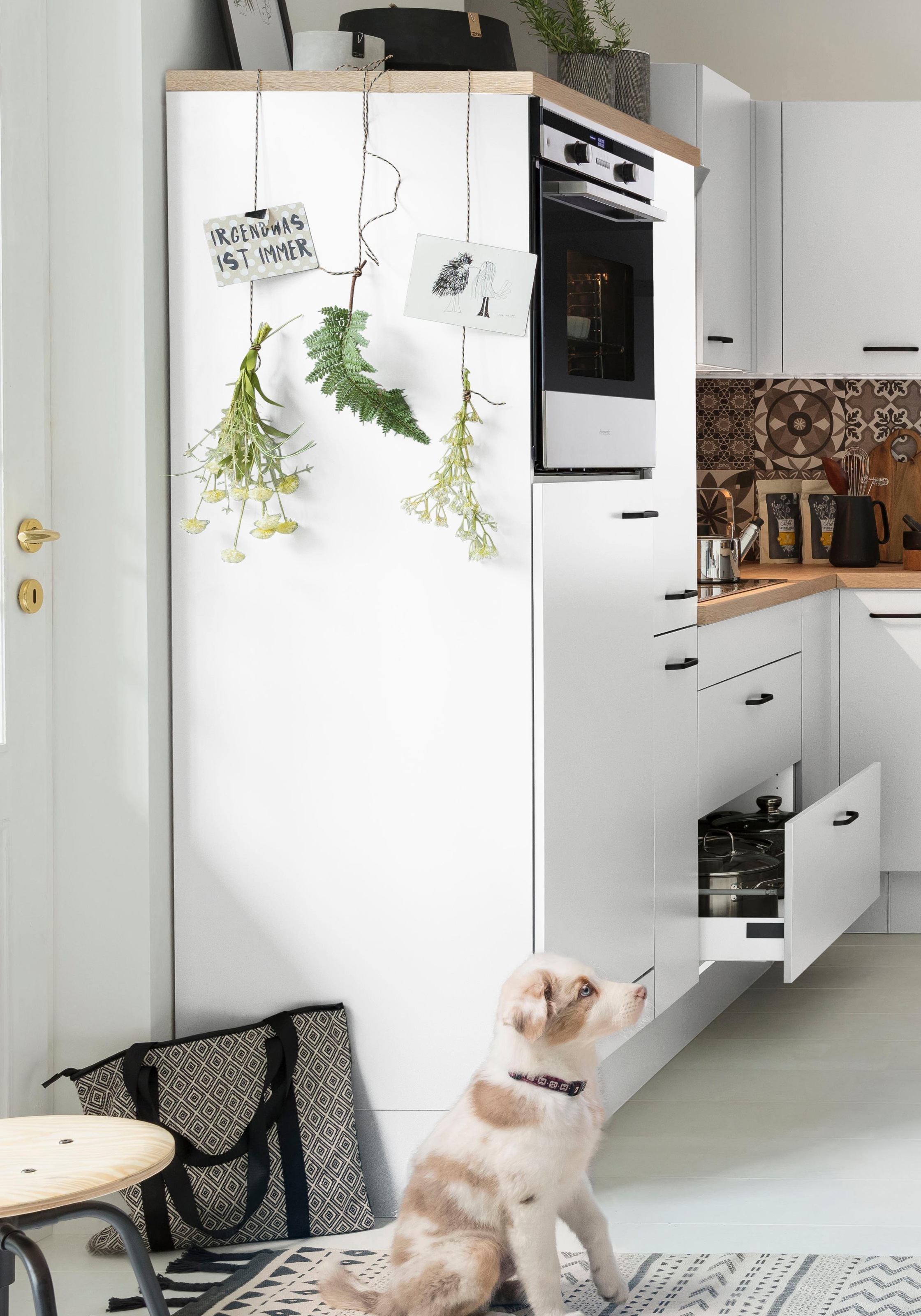 OPTIFIT Backofen/Kühlumbauschrank »Elga«, mit Soft-Close-Funktion, höhenverstellbaren Füßen, Breite 60 cm