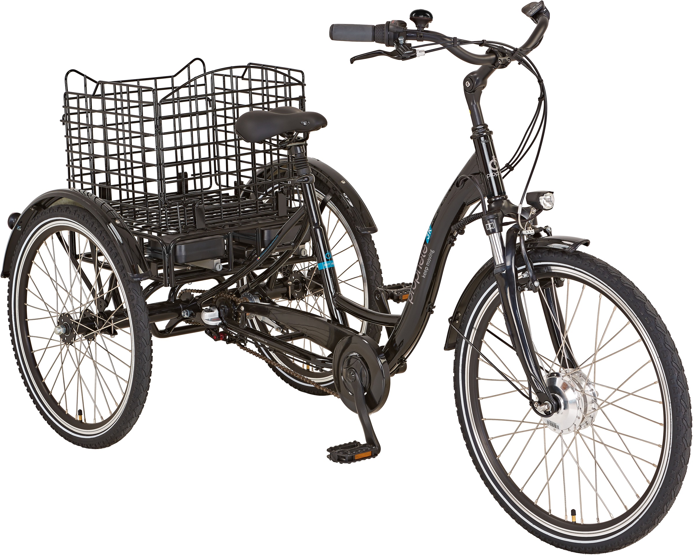 Prophete E-Bike »CARGO 3R«, 3 Gang, Shimano, Nexus, Frontmotor 250 W, Pedelec, Elektrofahrrad für Damen u. Herren